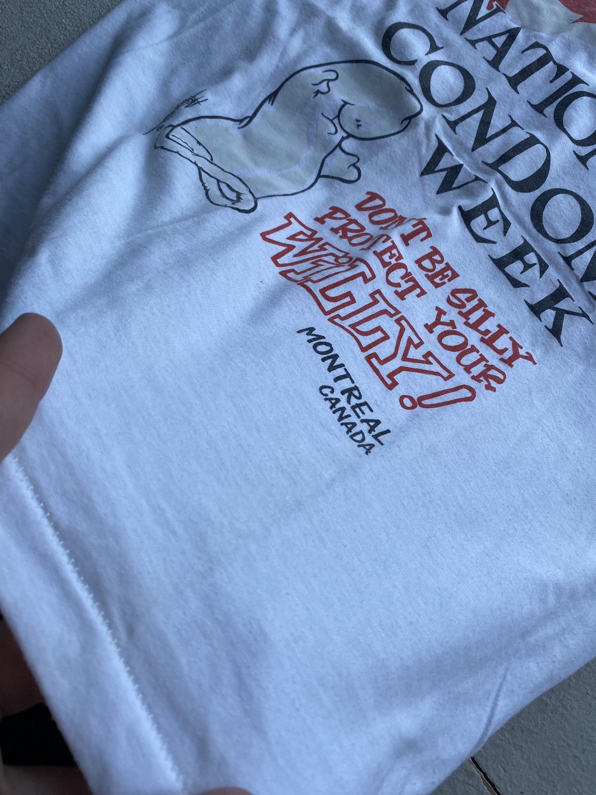 Other 🔗90s humor tank top NATIONAL CONDOM WEEK Joke shirt mens Size US M / EU 48-50 / 2 - 13 Thumbnail