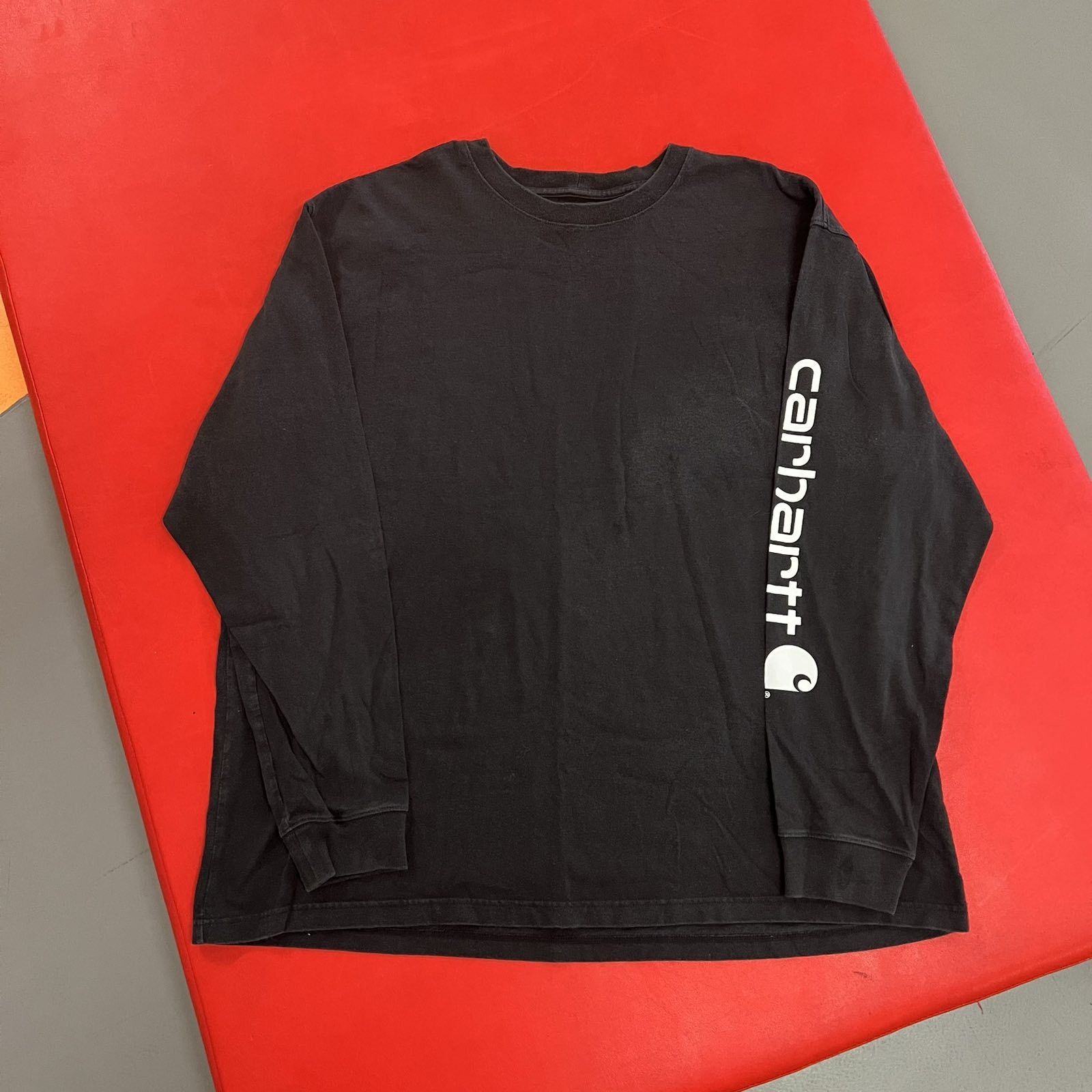 Carhartt × Carhartt Wip Vintage Carhartt Big Logo Printed Longsleve Tee T-shirt Size US XXL / EU 58 / 5 - 1 Thumbnail