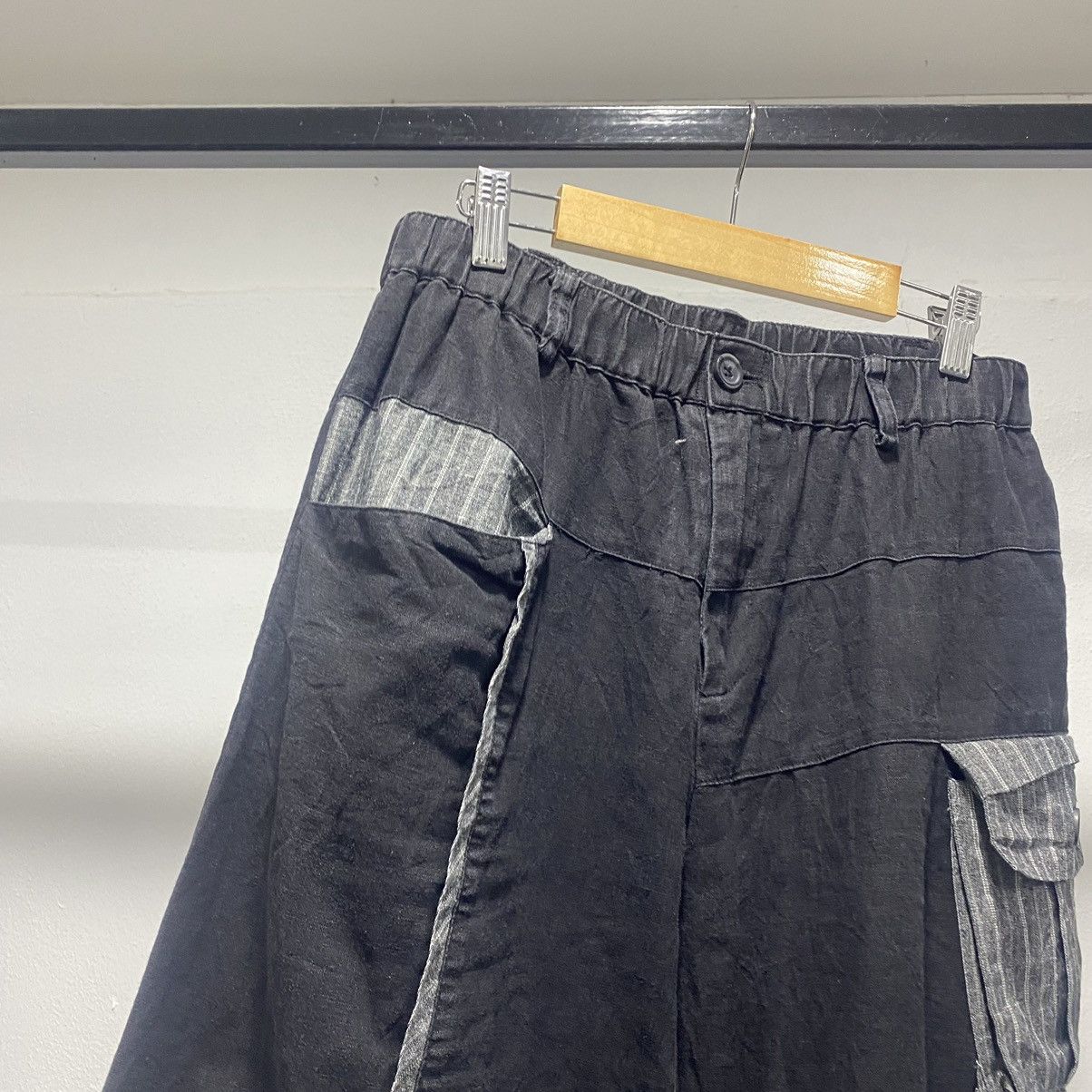 Beauty Beast × Hysteric Glamour × Japanese Brand Sick☠️ Designer Multi Pocket Cargo Pants like Issey Lgb Size US 31 - 6 Thumbnail