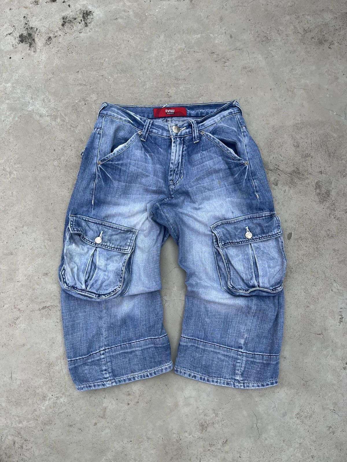 Evisu × JNCO × Japanese Brand EVISU ENGINEER SLEVEDGE JORTS Size US 26 / EU 42 - 1 Thumbnail