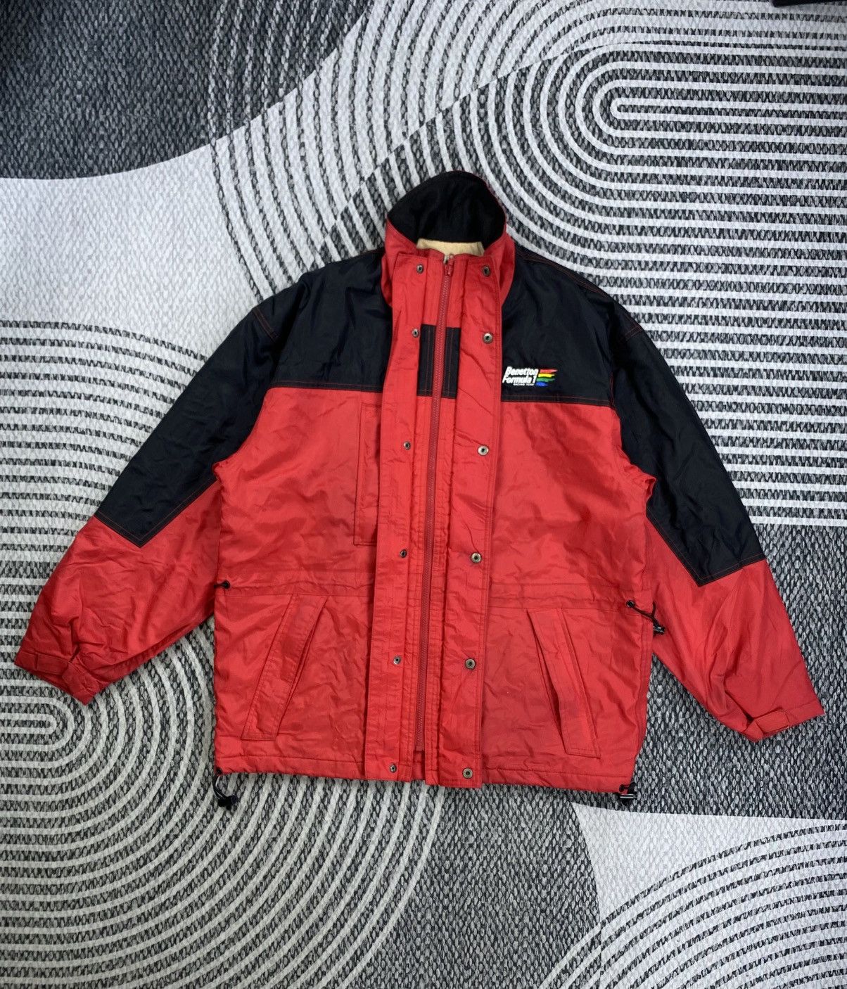 Benetton Vintage Benetton Formula 1 Racing Team Zipper Jacket Size US L / EU 52-54 / 3 - 5 Thumbnail