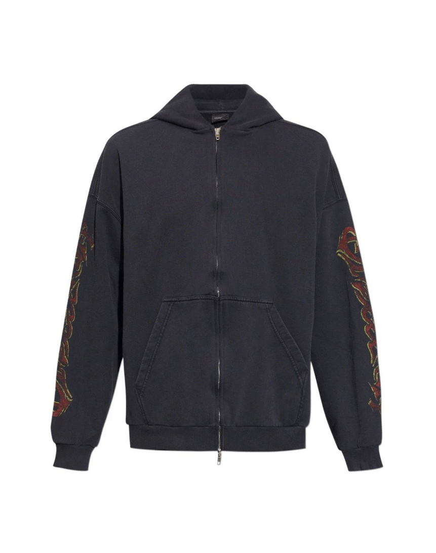 BALENCIAGA Offshore Zip-Up Hoodie