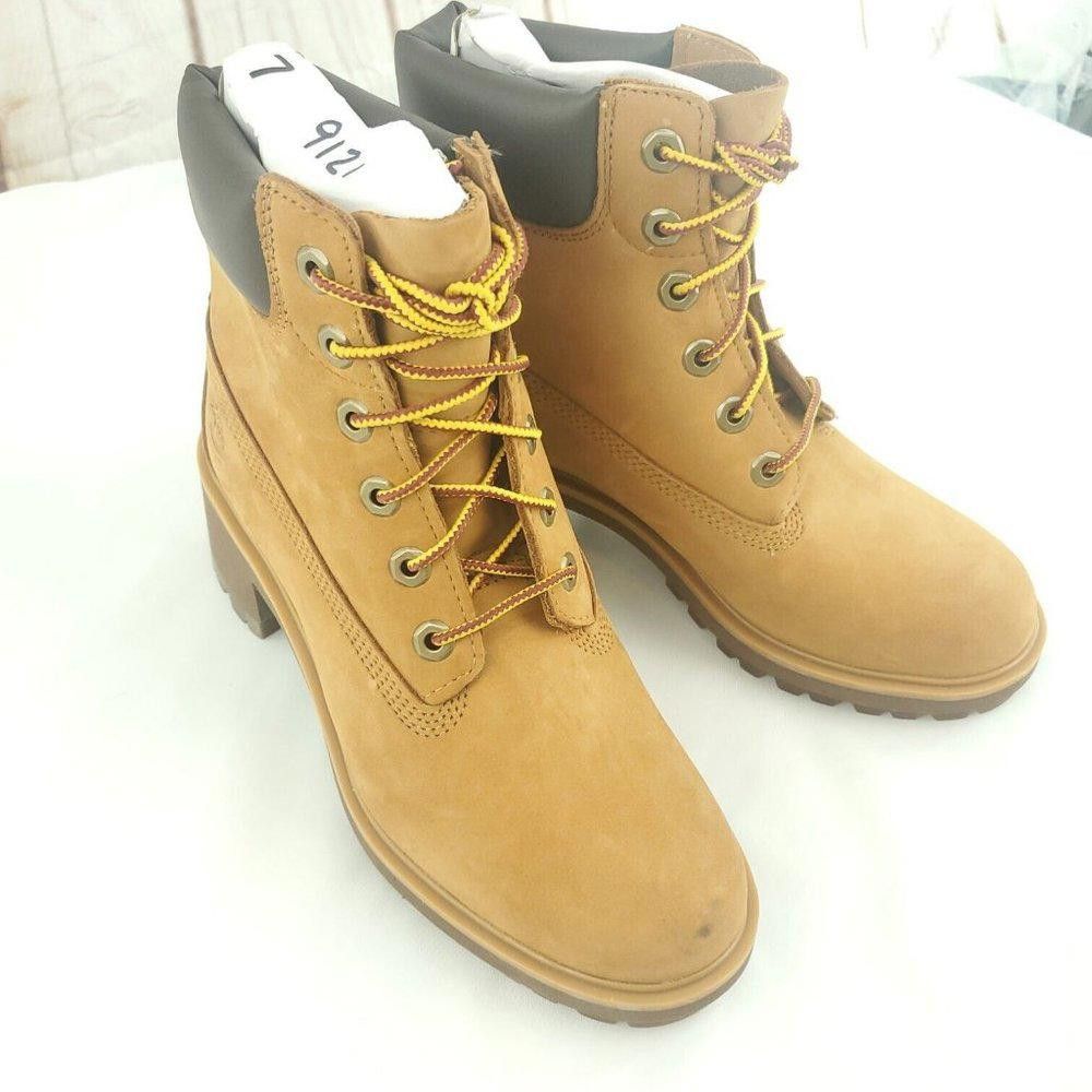 Timberland Timberland Womens Kinsley Nubuck Brown Combat Boots Siz… Size US 7 / IT 37 - 2 Thumbnail
