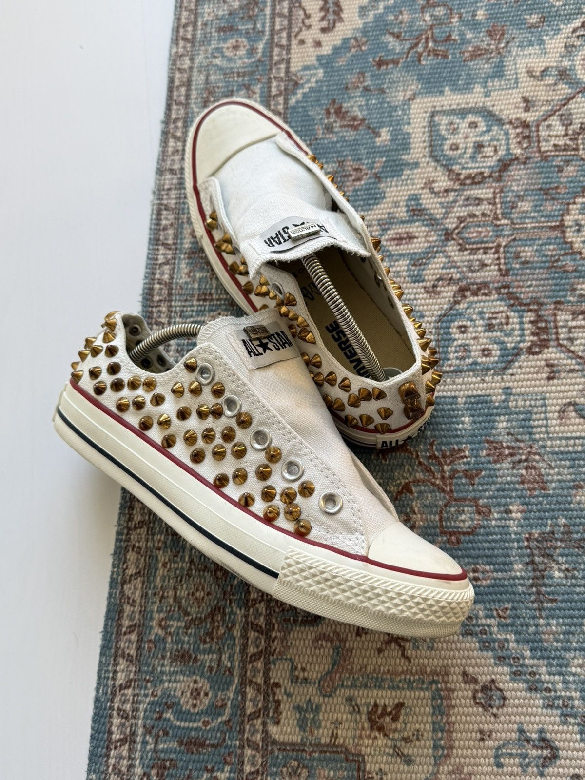Converse Rare Converse Maltese Lab All Stars Studs Skull Shoes Sz36,5 Size US 6.5 / IT 36.5 - 5 Thumbnail