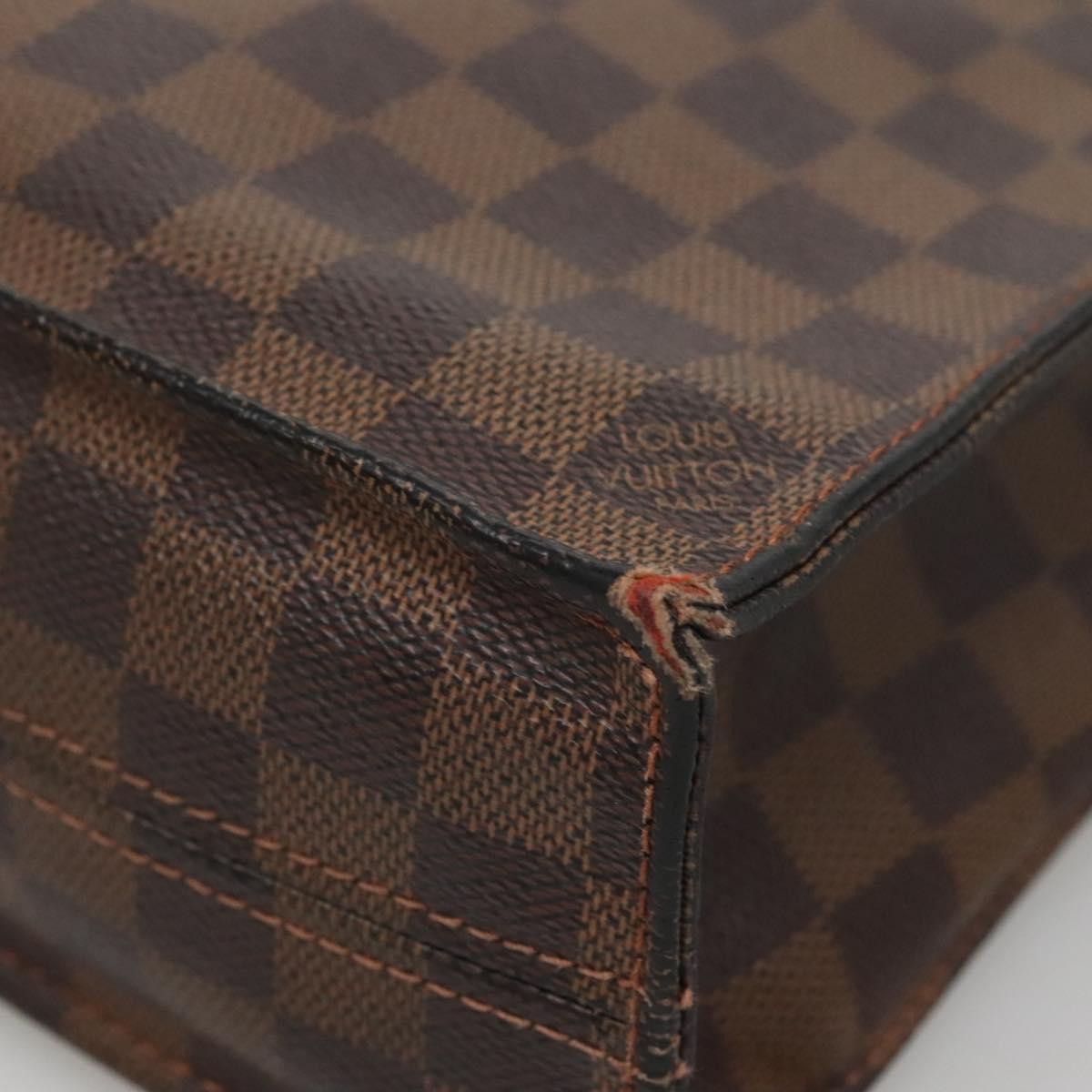 Louis Vuitton LOUIS VUITTON Damier Ebene Sac Plat Hand Bag N51140 Size ONE SIZE - 14 Thumbnail