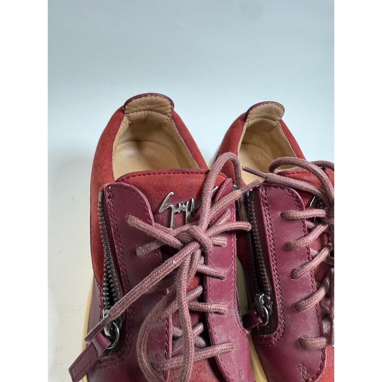 Giuseppe Zanotti Giuseppe Zanotti Brek Velvet Side-Zip Sneakers 36 EU/6 US Size US 6 / IT 36 - 5 Thumbnail