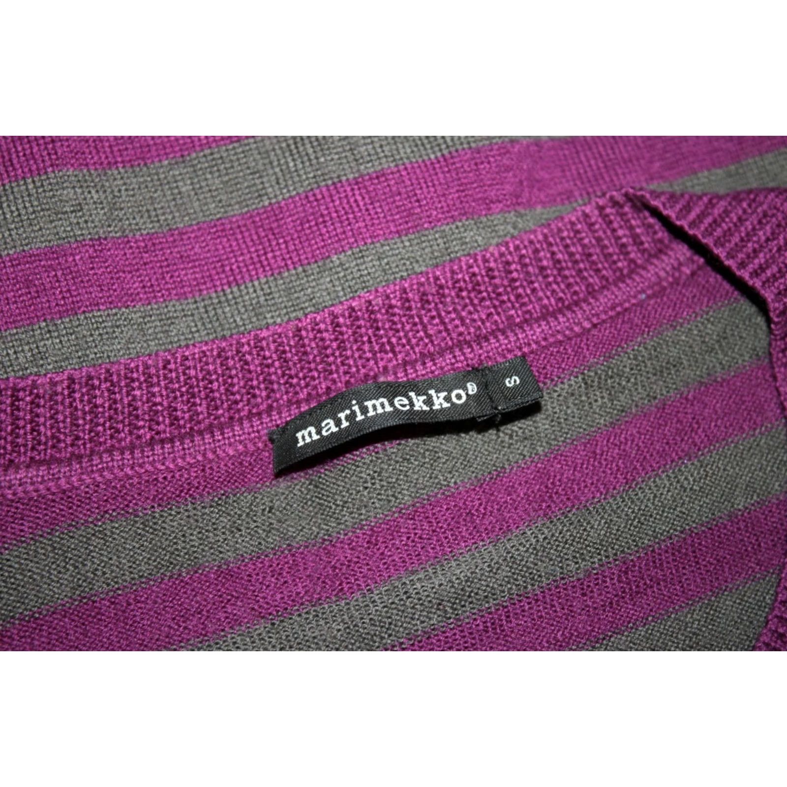 Marimekko Marimekko Cardigan Jumper Womens Wool Size S Multicolour 100% Wool Round Neck Vintage 60s-90s? Size S / US 4 / IT 40 - 4 Thumbnail