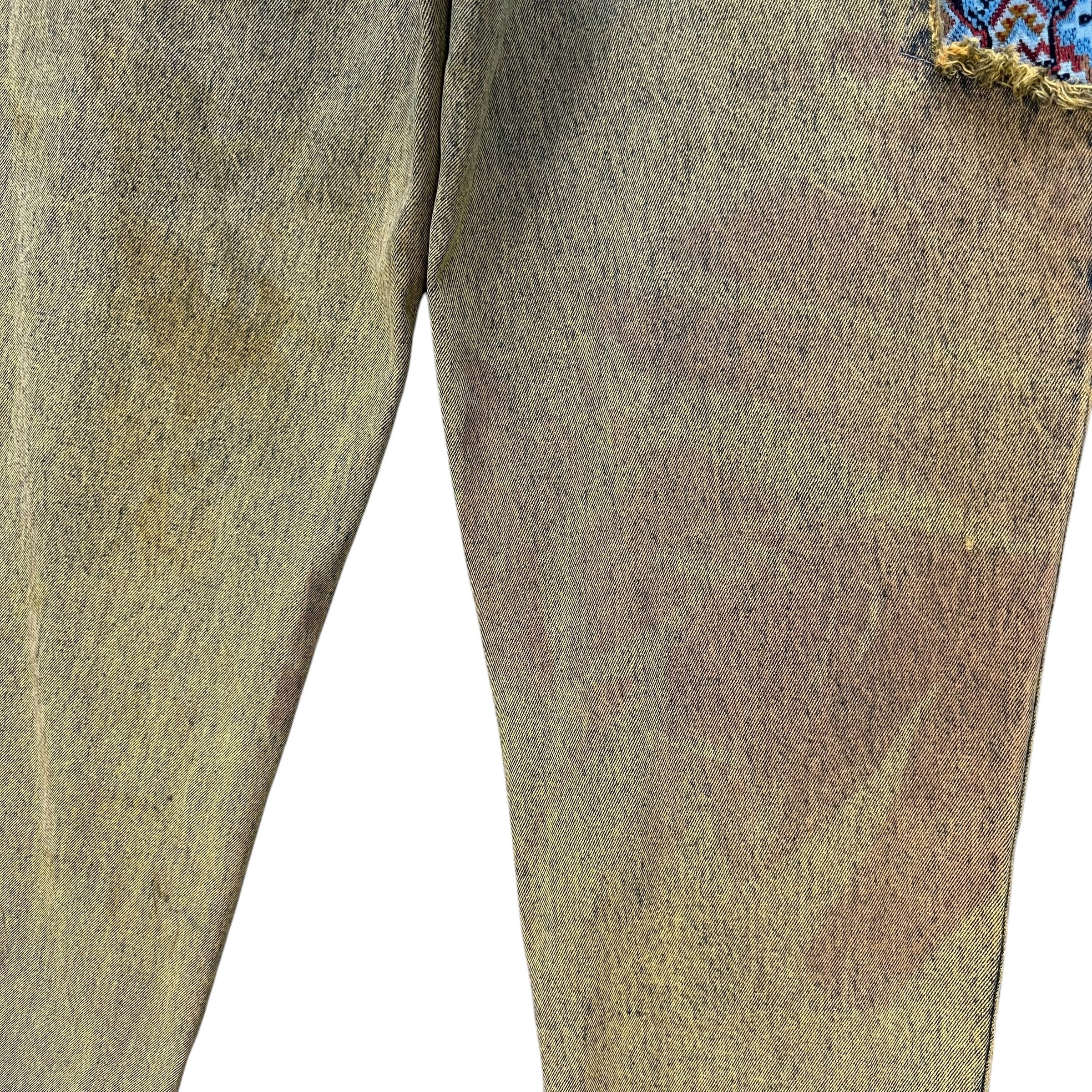 Vintage D.A.R.E by GIOVANNI Trashed Rusty Distressed Jeans #A76-1822 Size US 37 - 19 Thumbnail