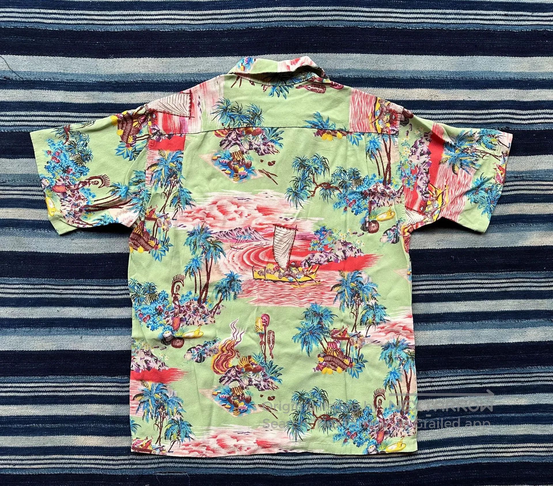 Sun Surf sun surf aloha vintage short sleeve shirt. Size US S / EU 44-46 / 1 - 2 Thumbnail