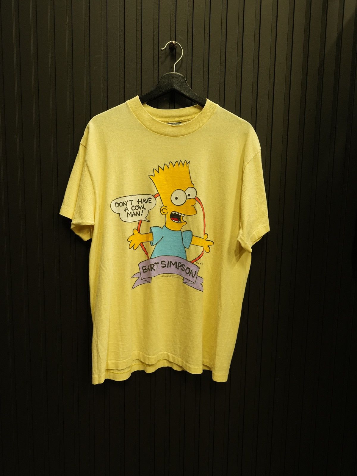 Vintage 1990 Simpsons Bart popular t shirt