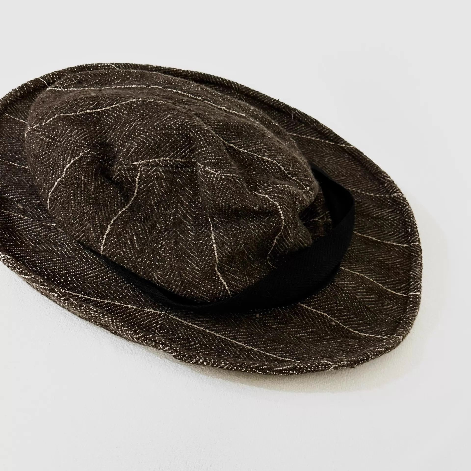 Other andrew driftwood walnut-dyed handmade bucket hat 60 Size ONE SIZE - 5 Thumbnail