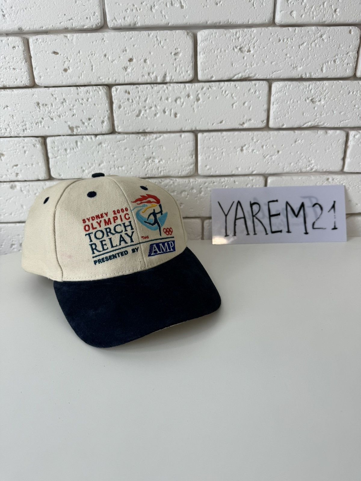 Vintage Sydney 2000 Olympic torch relay cap hat Size ONE SIZE - 1 Thumbnail