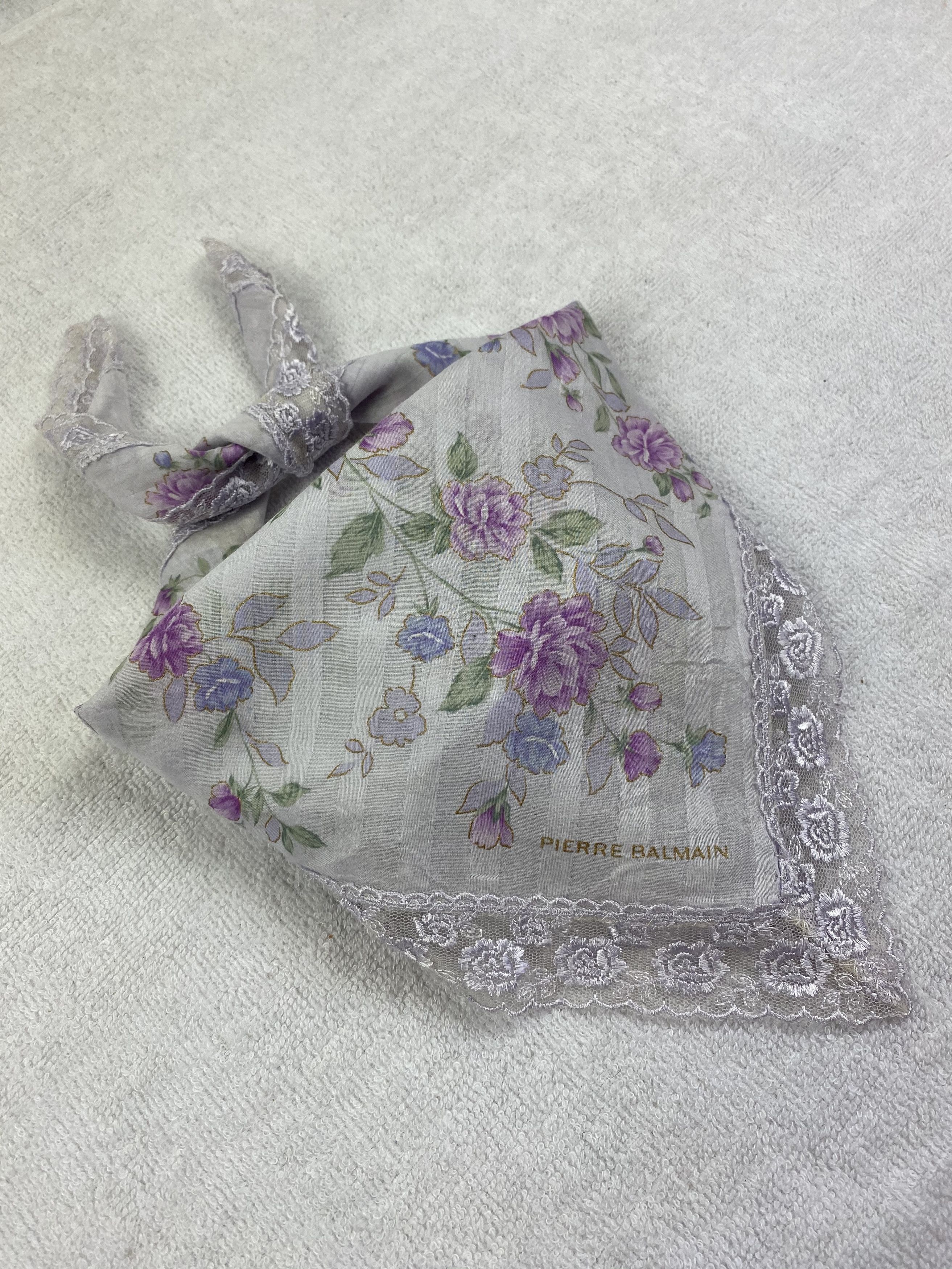 Pierre Balmain × Vintage Pierre Balmain Handkerchief / Bandana / Neckerchief Size ONE SIZE - 2 Thumbnail