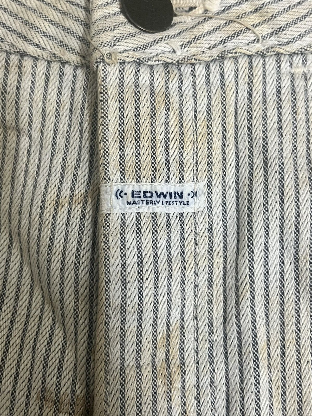 Edwin × Japanese Brand Edwin Hickory Stripe Denim Size US 30 / EU 46 - 6 Thumbnail