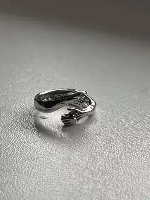 Jewelry × Ring Of Fire Vintage Hand Finger Ring Art SilverJewelry Size ONE SIZE - 4 Thumbnail