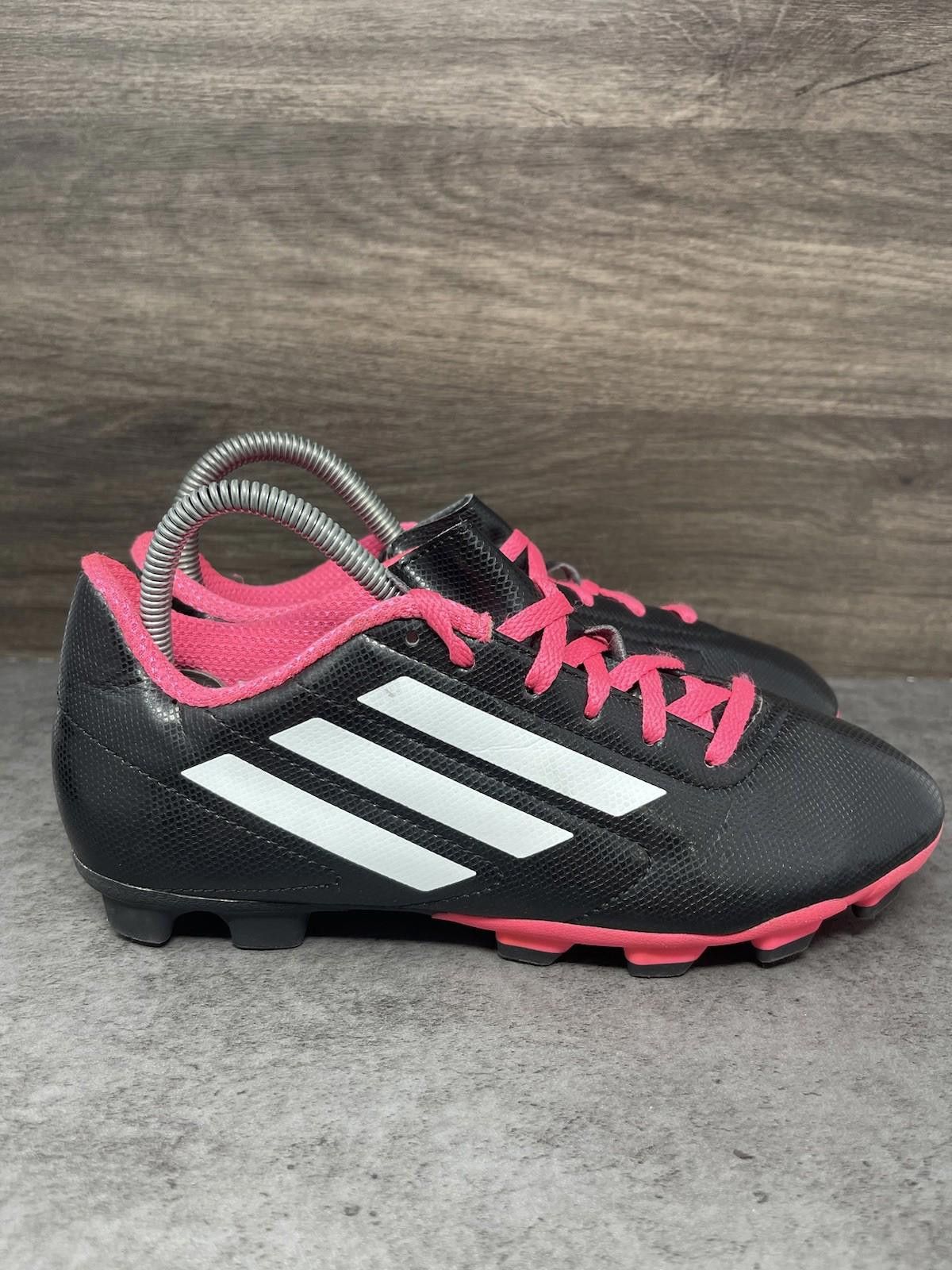 Adidas Adidas Conquisto J FG Soccer Cleats Girls Size 4.5 Black Size ONE SIZE - 5 Thumbnail