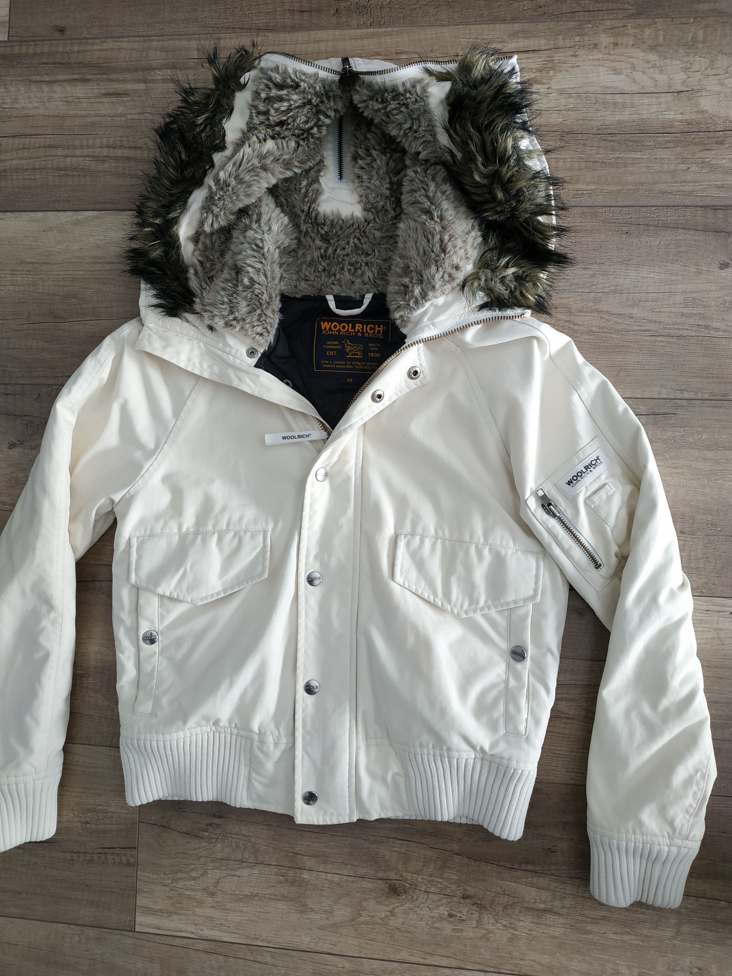Woolrich Woolen Mills Woolrich Thermolite Women's Zip Hood Bomber Jacket, s. XS Size XS / US 0-2 / IT 36-38 - 2 Thumbnail