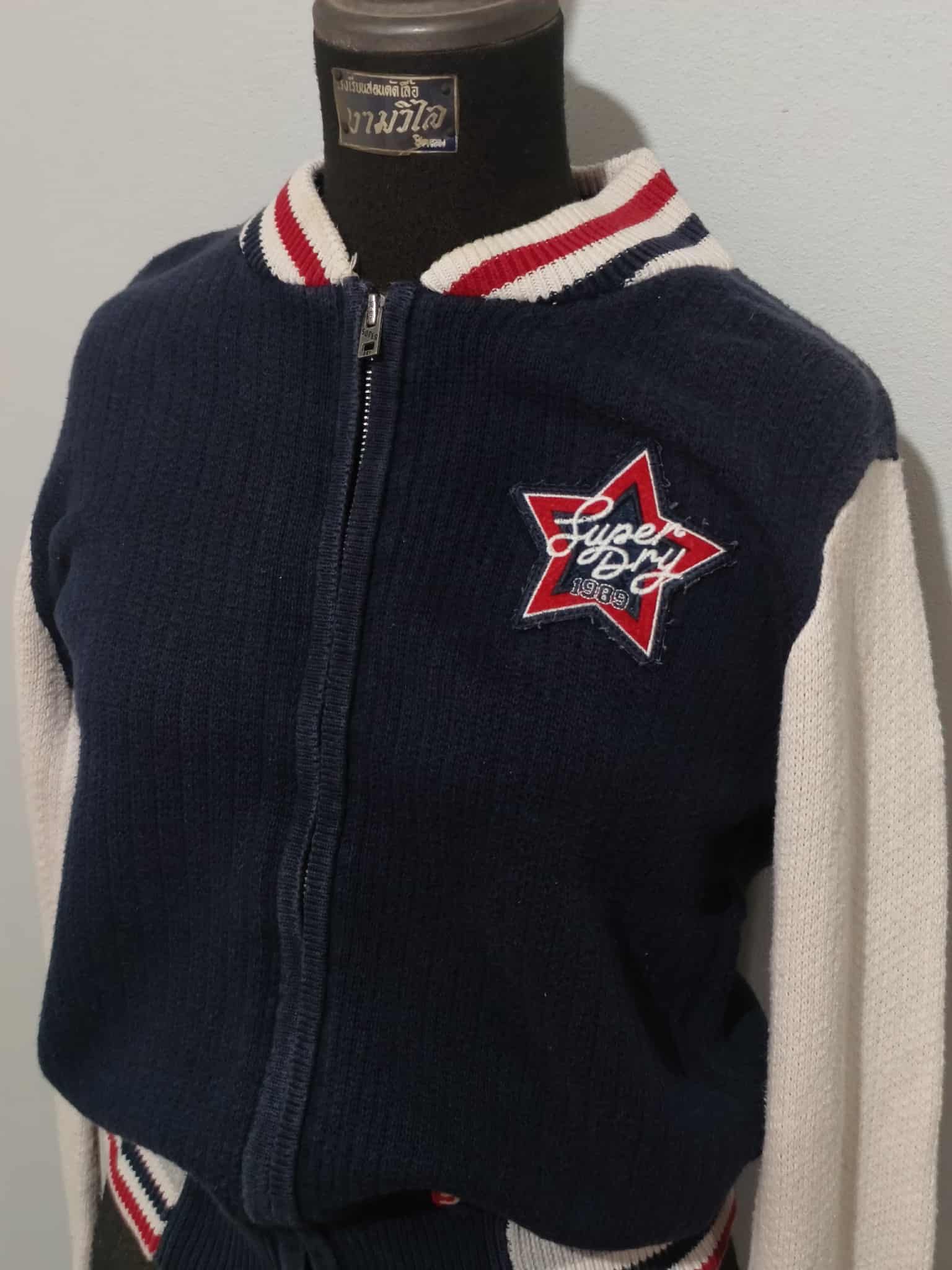 Superdry Super Dry Vasity Spirit Bomber Jacket Size XS / US 0-2 / IT 36-38 - 6 Thumbnail