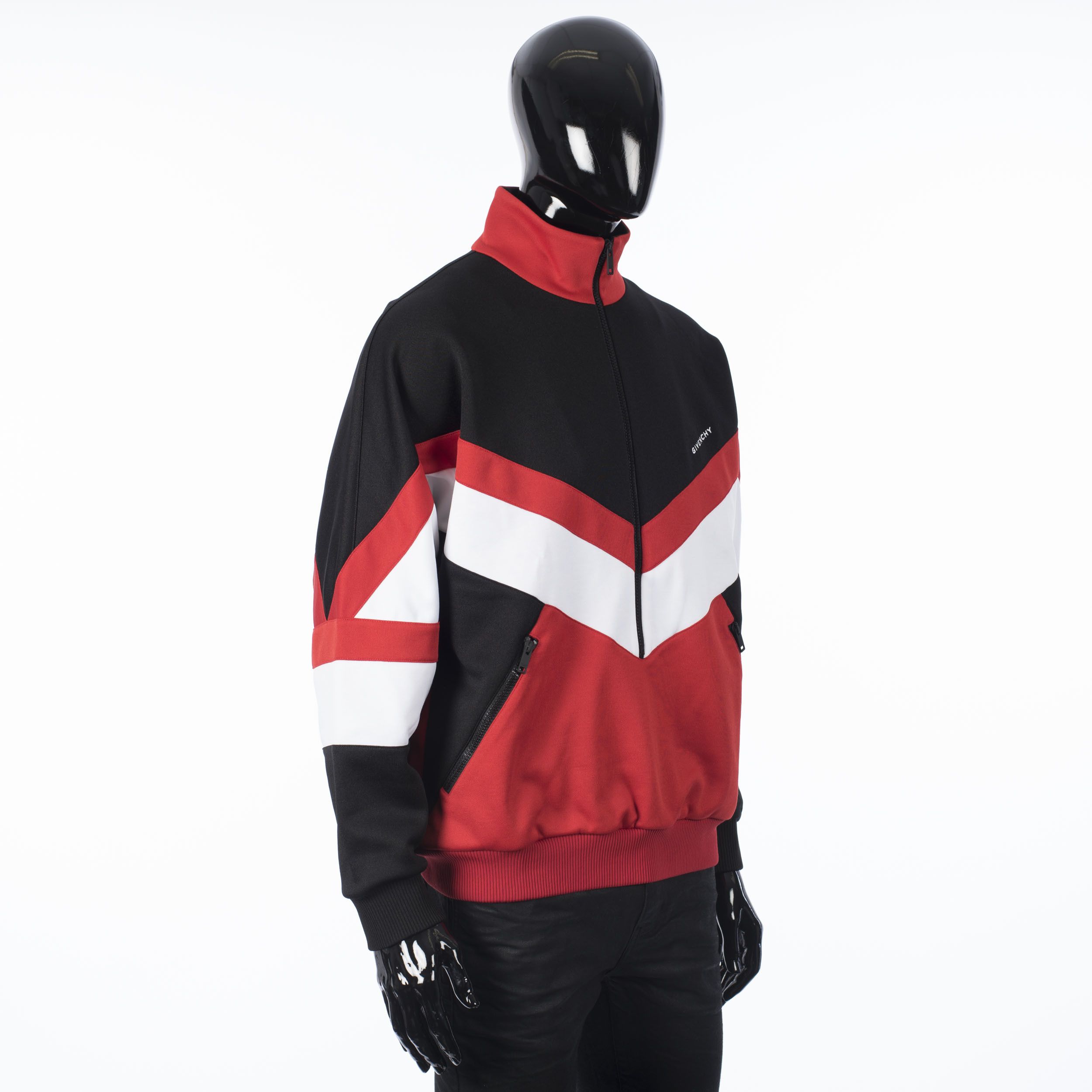 Givenchy Black/Red/White Colorblack Sweatshirt - 1/2 Zip Size US M / EU 48-50 / 2 - 7 Thumbnail