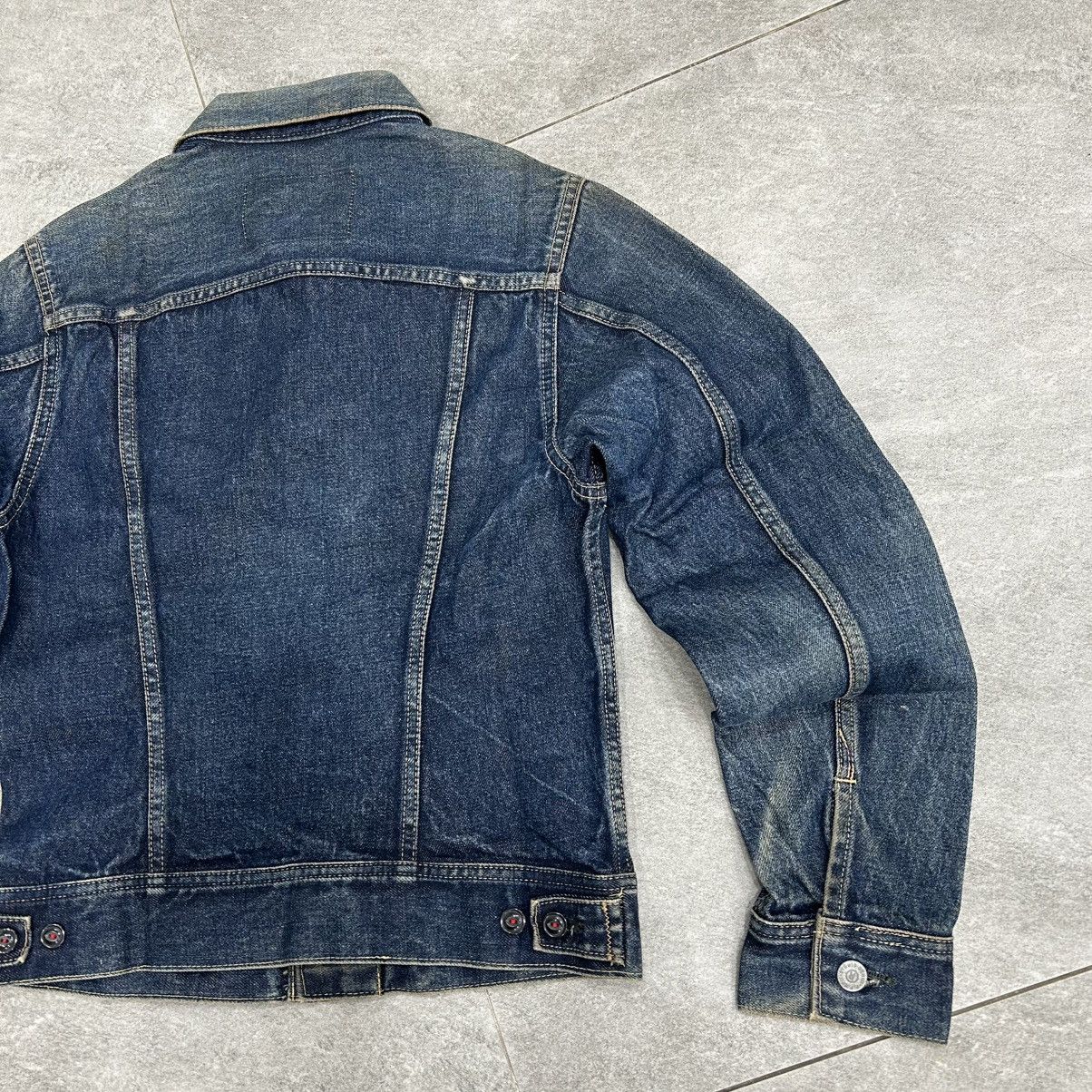 45rpm Vintage 90s Trucker Denim Faded 45Rpm Size US XS / EU 42 / 0 - 11 Thumbnail