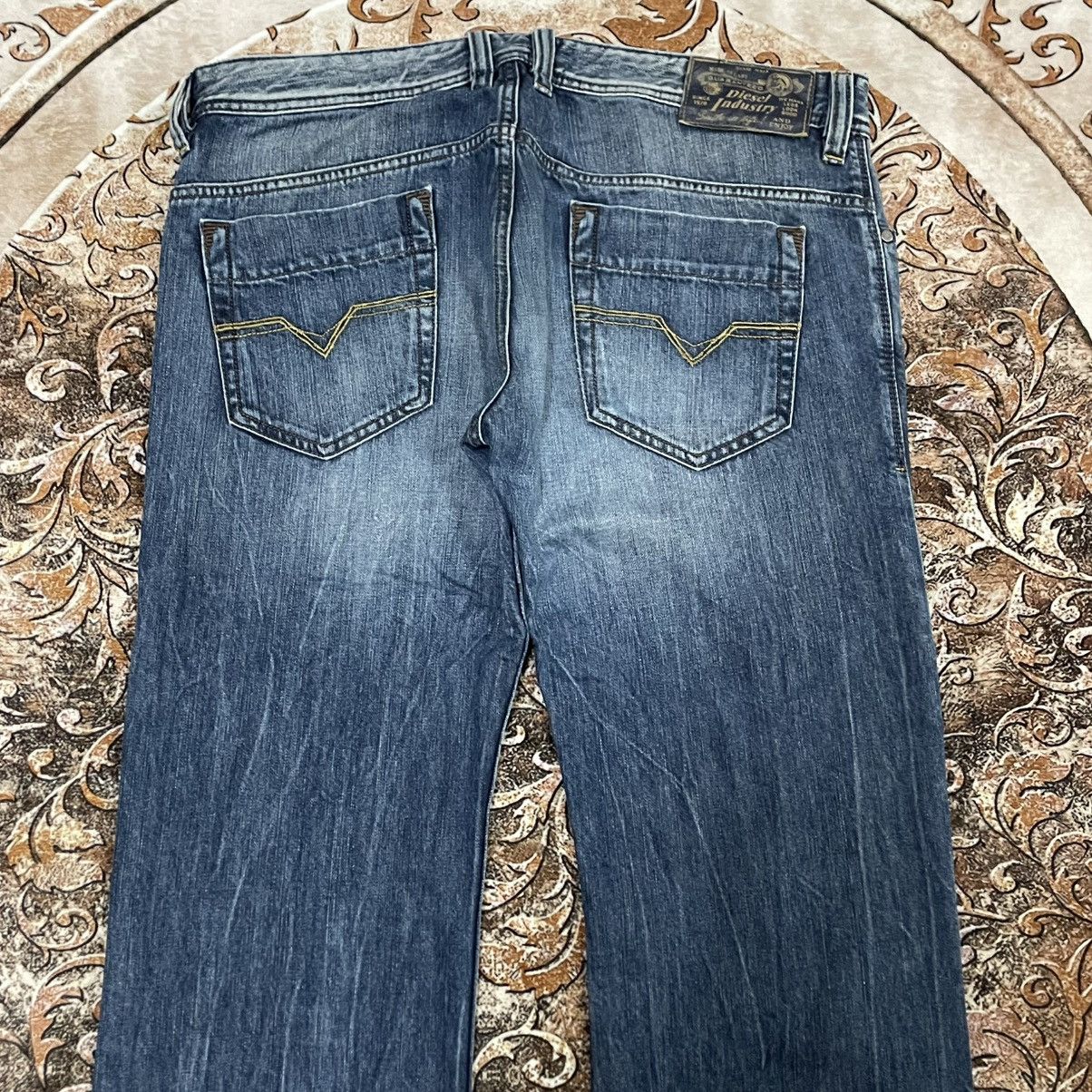 Diesel 🔥Vintage Diesel Industry Safado Ripped Distress Denim Jeans Size US 35 - 5 Thumbnail
