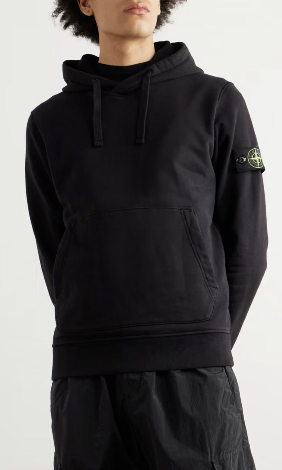Stone Island NWT Stone Island Logo Patch Cotton Hoodie Black L Size US L / EU 52-54 / 3 - 2 Thumbnail