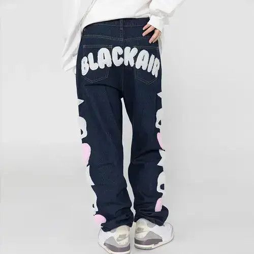 Japanese Brand × Jean Skull and Stars Embroidery Jeans Size US 34 / EU 50 - 4 Thumbnail