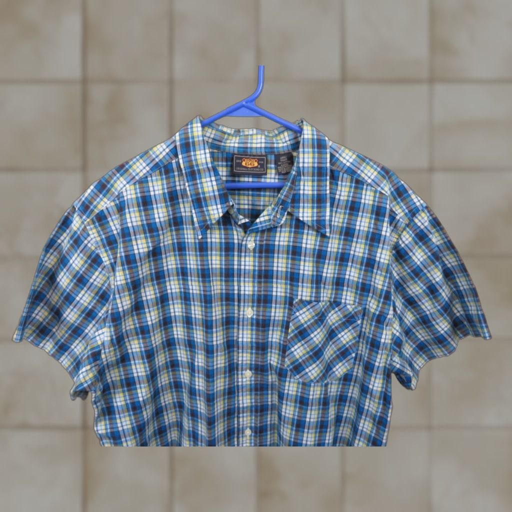 Route 66 Route 66 Button-Up Shirt L Short Sleeve Plaid Multicolor Button-Down Collar Men Sportswear Size US L / EU 52-54 / 3 - 1 Thumbnail