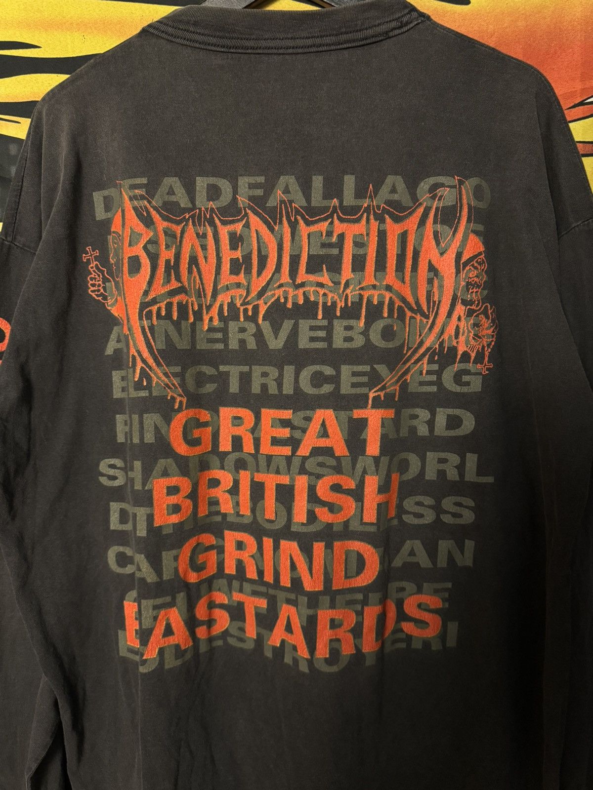 Band Tees × Vintage VINTAGE BENEDICTION GRIND BASTARD 1998 Size US XL / EU 56 / 4 - 8 Thumbnail