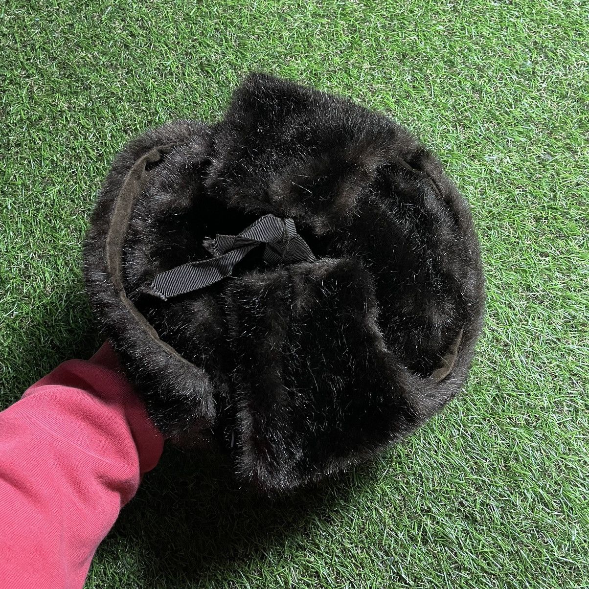 Vintage Vintage Y2K Fuzzy Mohair Beanie Ushanka Alt Goth Faded OS Size ONE SIZE - 3 Thumbnail