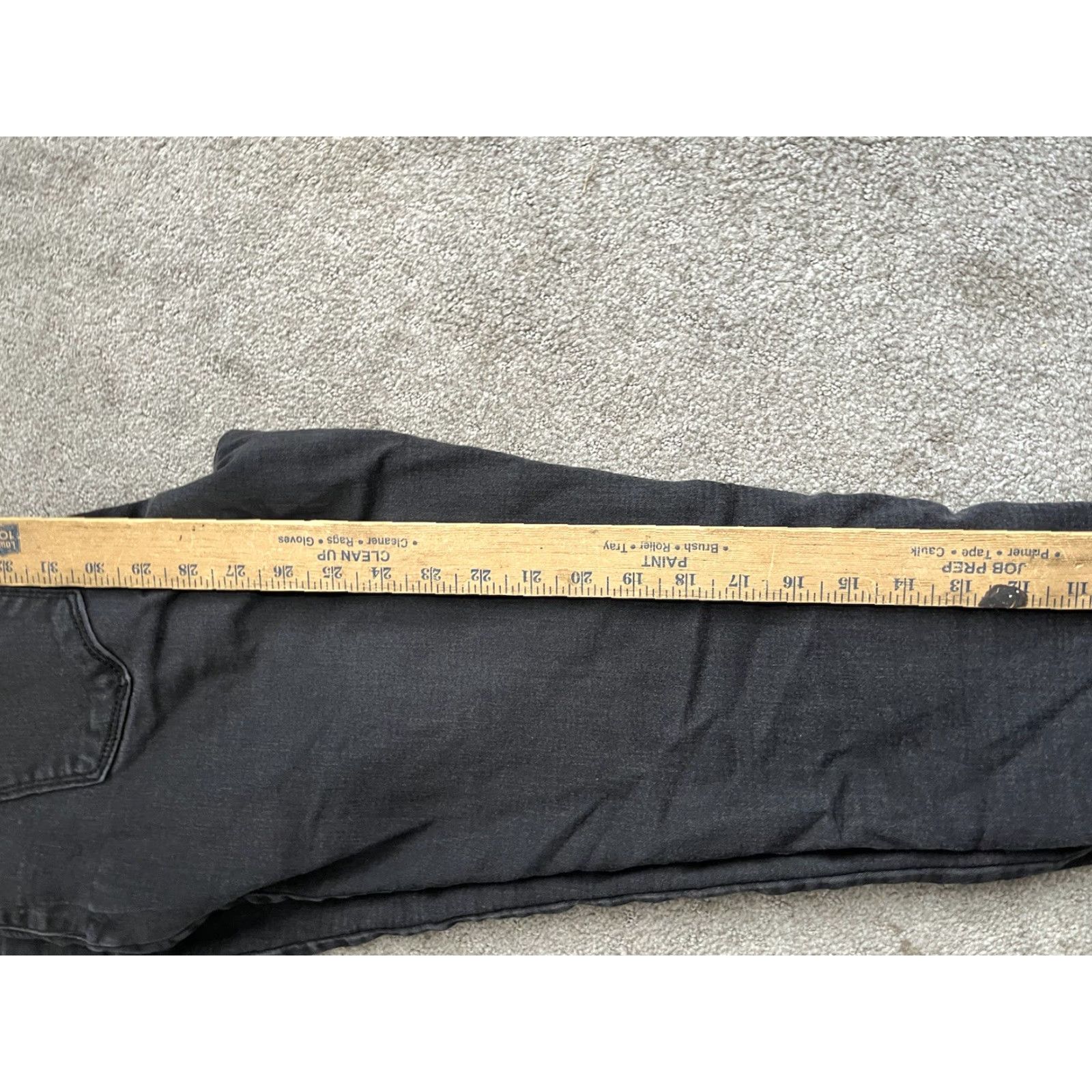 Vintage D.Jeans Womens Skinny Jeans 12 Mid Rise Stretch Black Cotton Blend Solid 5-Pocket Denim Slim Machine Washable Male? Size 34" / US 12 / IT 48 - 6 Thumbnail