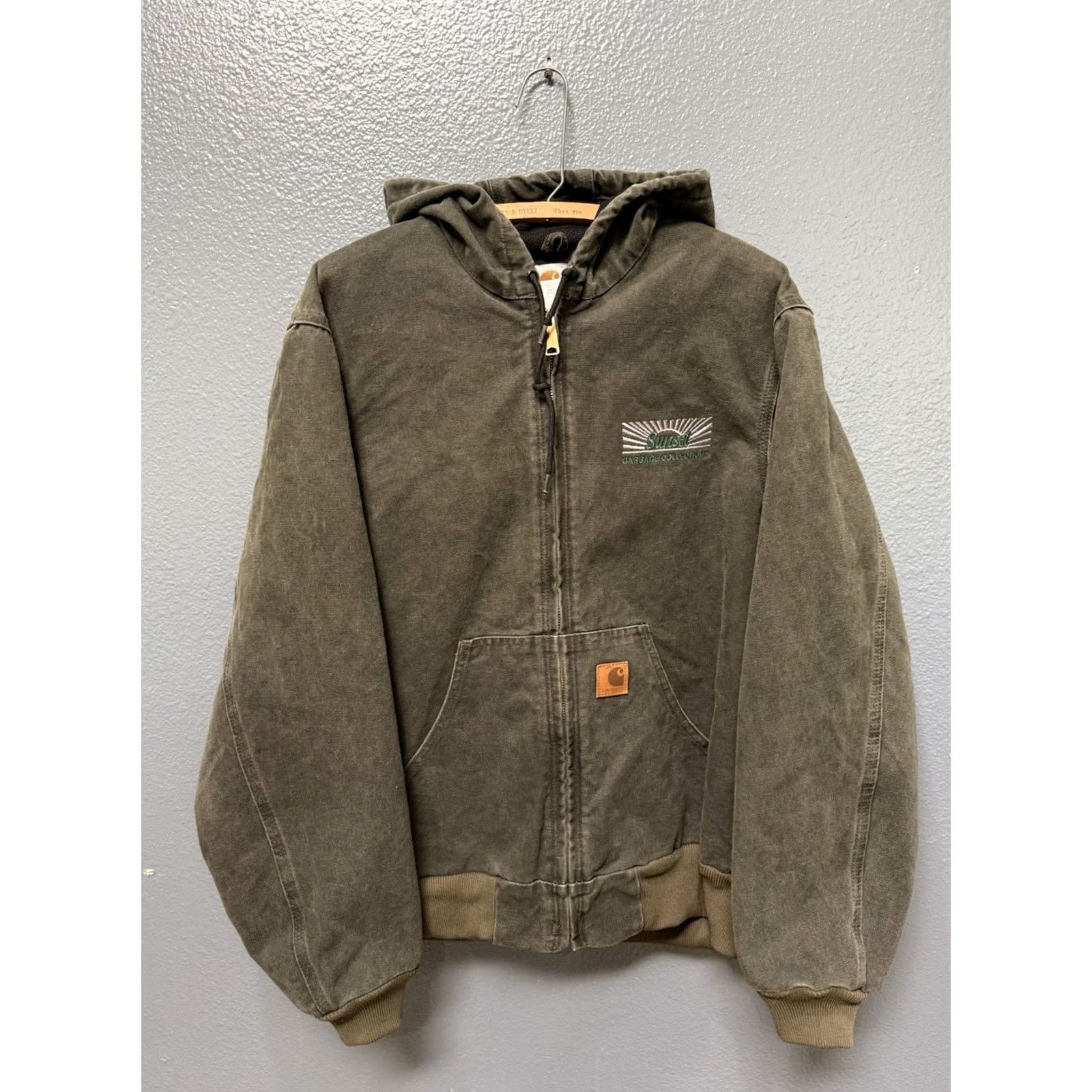 Carhartt VINTAGE Carhartt J25 MOS Hooded Jacket Medium Green Zip Men’s Size US M / EU 48-50 / 2 - 3 Thumbnail