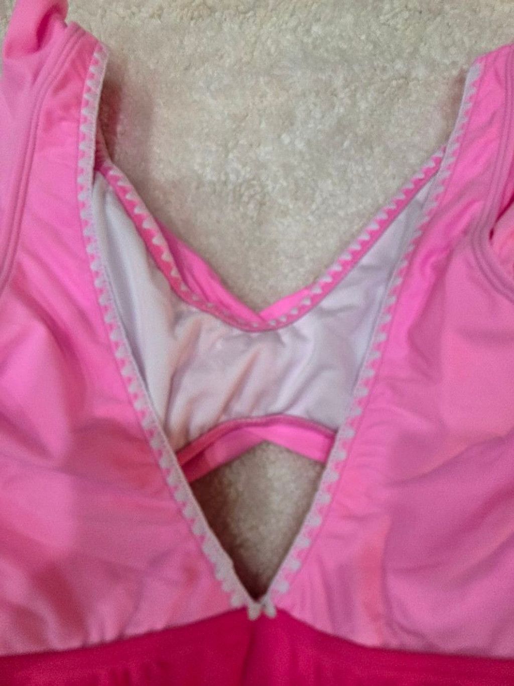 The Unbranded Brand Chic Women's Unbranded Pink One Piece Swimsuit XL Size ONE SIZE - 9 Thumbnail