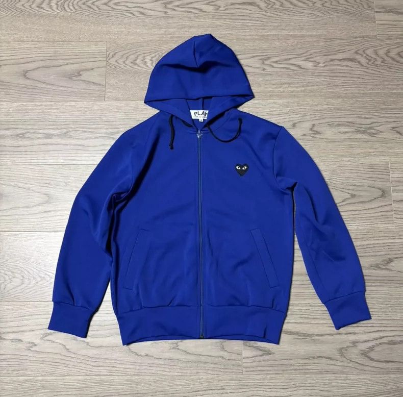 Comme des Garcons Comme Des Garcons Blue hooded sweatshirt 2504-Nextarrow Size US M / EU 48-50 / 2 - 1 Thumbnail
