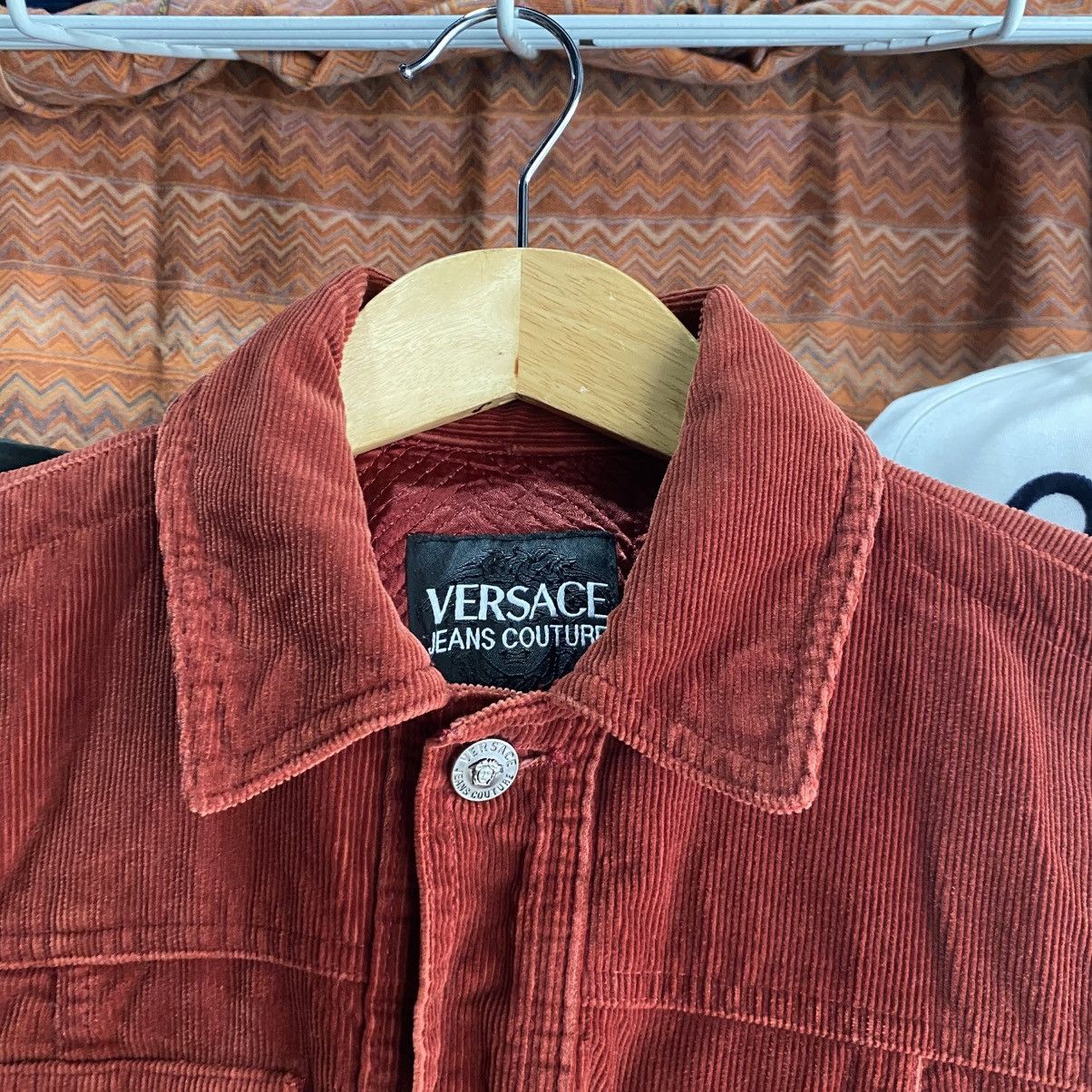 Versace Jeans Couture VINTAGE RARE🔥 Versace Jeans Couture Corduroy Denim Jacket Size US S / EU 44-46 / 1 - 6 Thumbnail