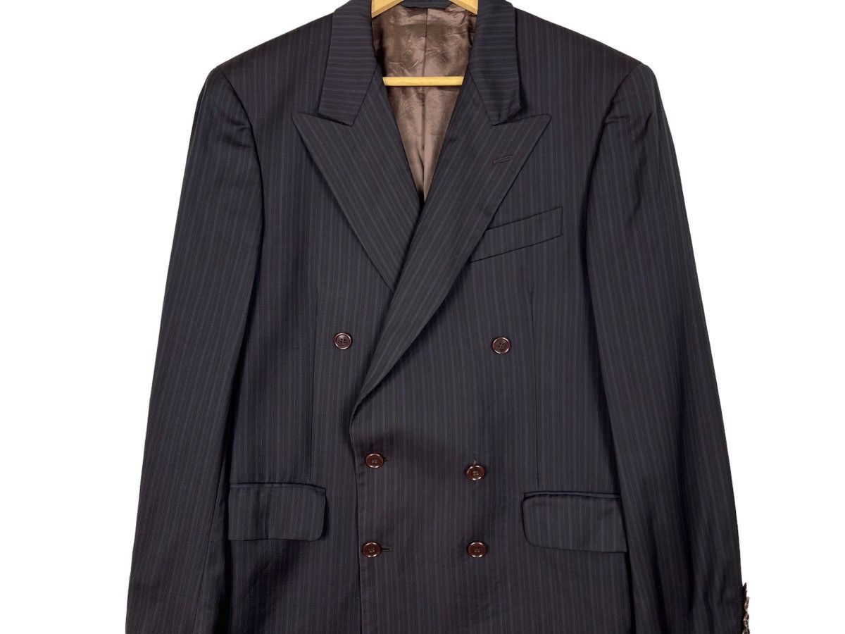 Other 🔥 MICHELANGELO PINSTRIPE DOUBLE BREAST BLAZER MADE IN ITALY Size US M / EU 48-50 / 2 - 4 Thumbnail