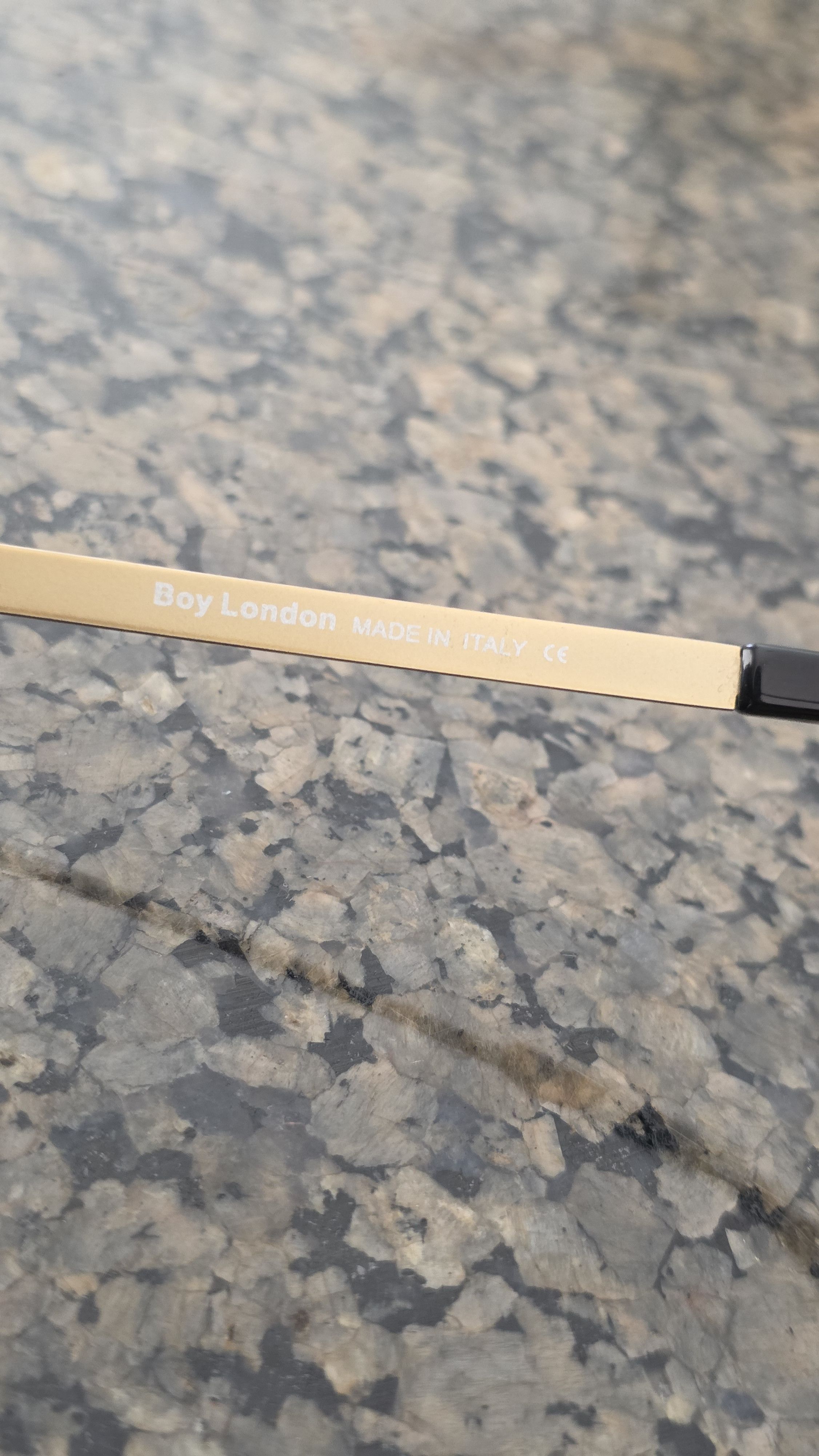 Boy London BOY London Gold Eagle Cyberpunk Lennon Round Sunglasses 80s Size ONE SIZE - 15 Thumbnail