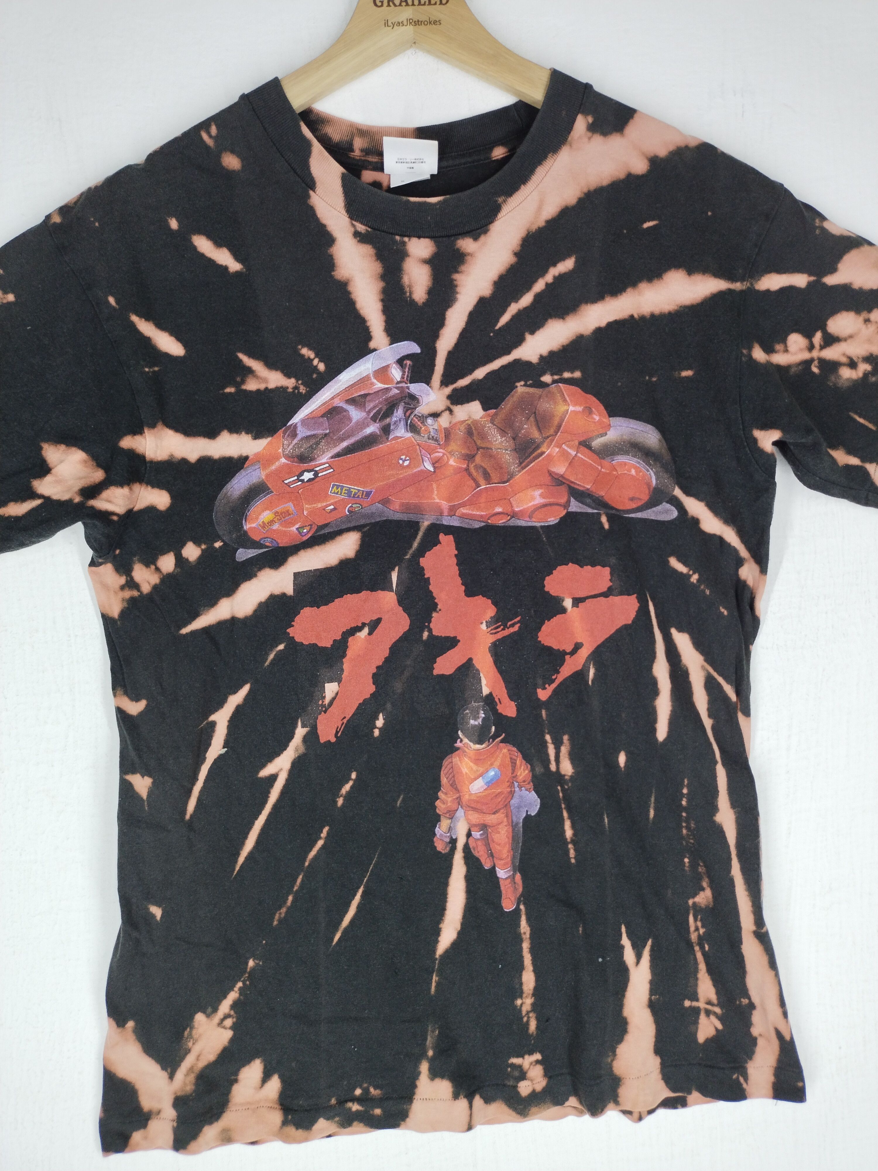 Japanese Brand × Vintage Vtg Akira Tie Die Bootleg Tee Size US M / EU 48-50 / 2 - 2 Thumbnail