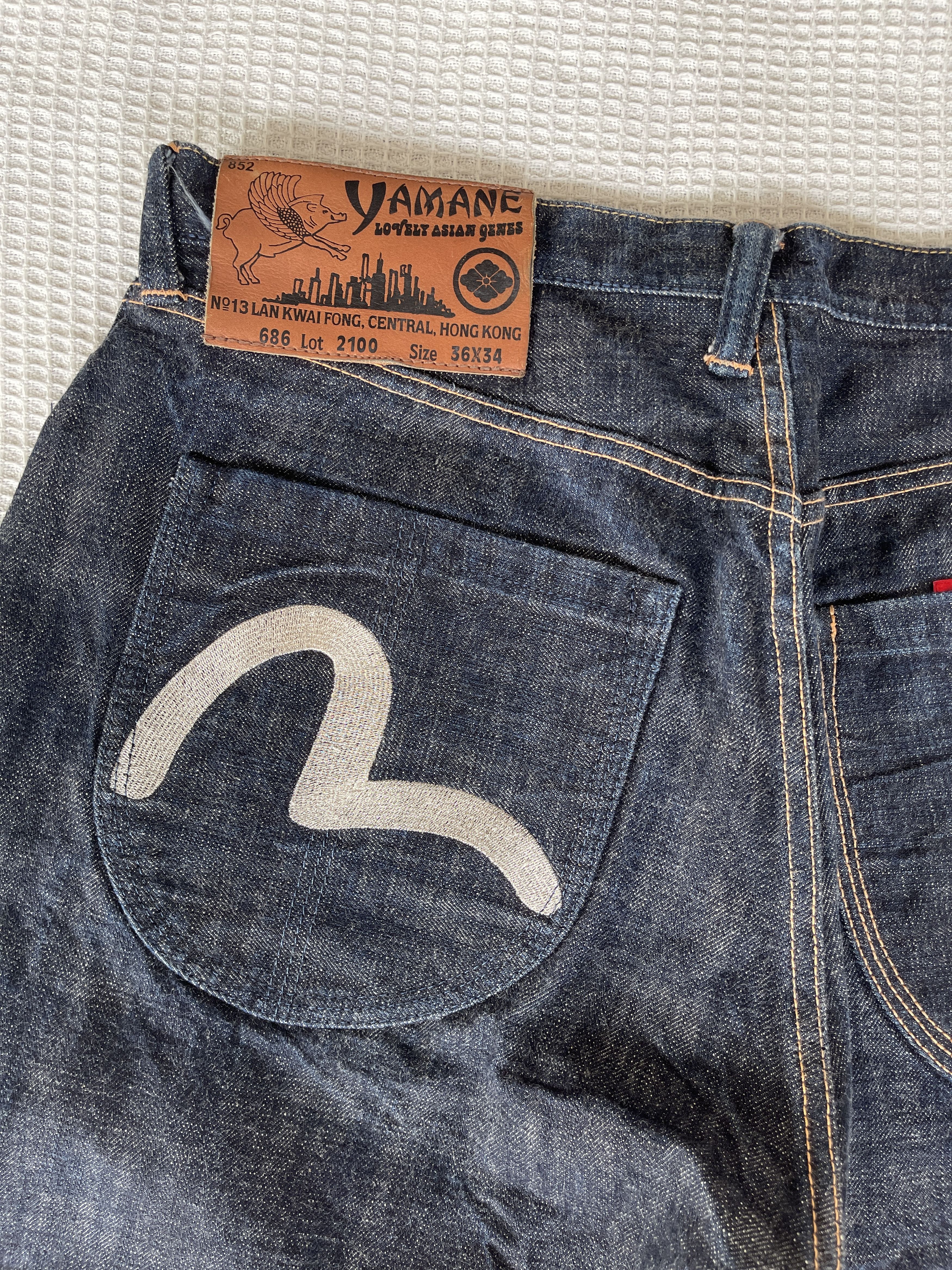 Evisu Designed Evisu Collaboration🔥Embroidered Selvedge Denim Size US 36 / EU 52 - 12 Thumbnail