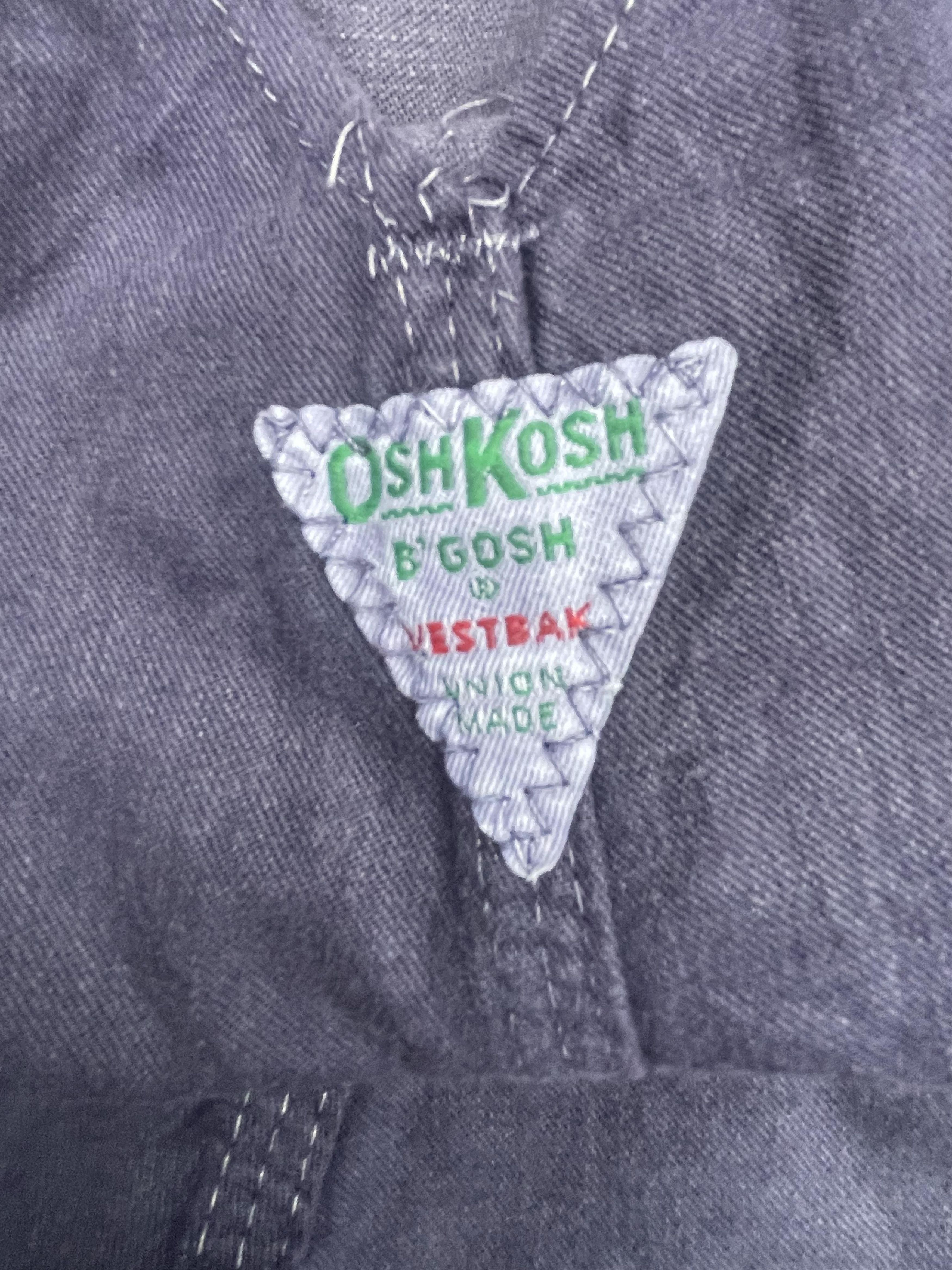Vintage Osh Kosh B'gosh 2 Tone Overall