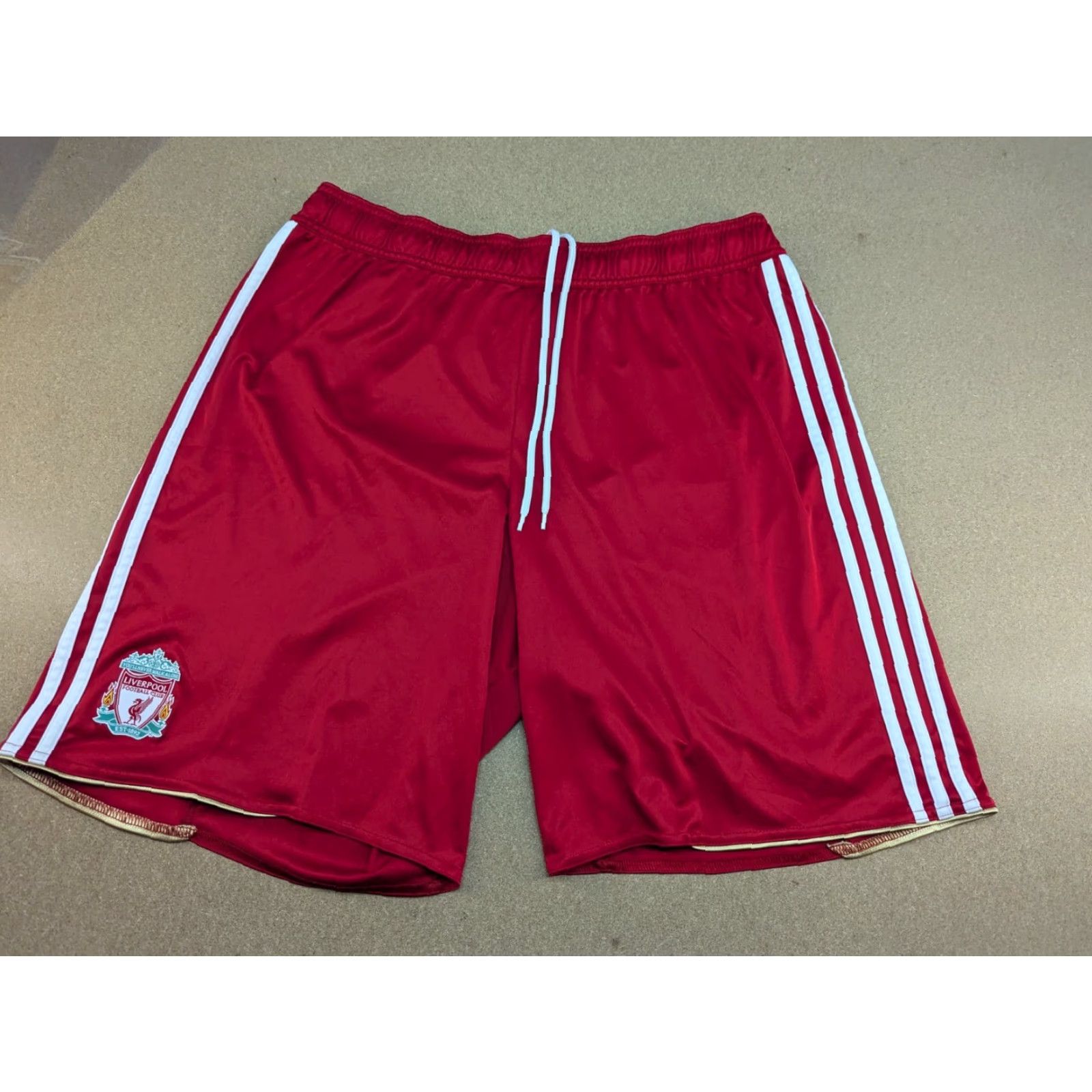 Adidas Adidas Liverpool 2010-2012 Home Shorts Mens XL Red Adult Football Athletic Shorts Size US 36 / EU 52 - 2 Thumbnail