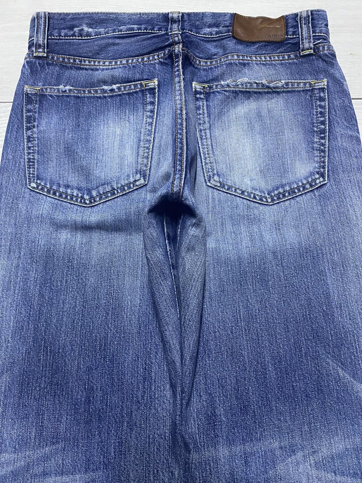 Uniqlo Vintage Japanese Uniqlo UJ S002 Faded Straight Jeans Size US 29 - 4 Thumbnail