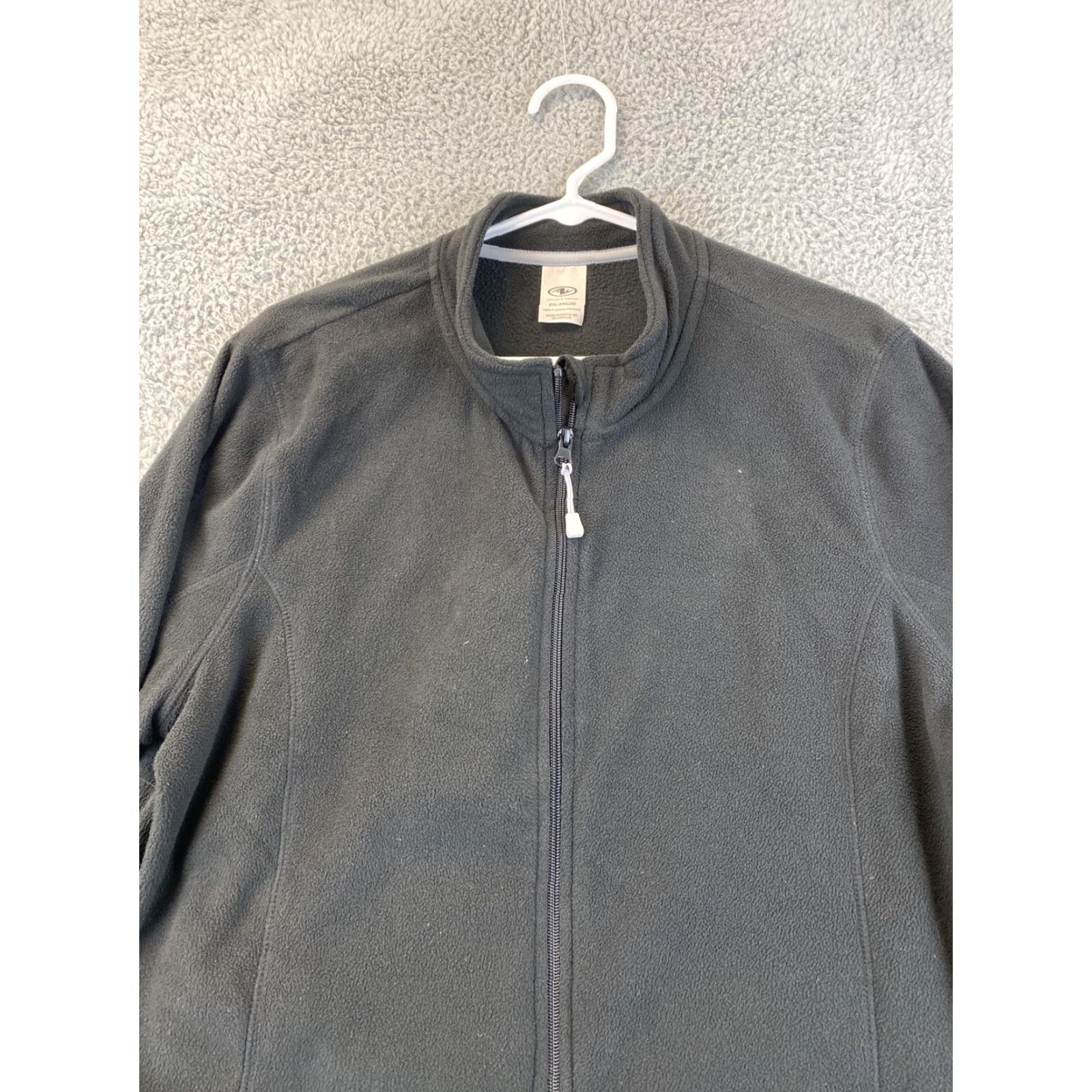 Athletic Works Athletic Works Zip Sweatshirt Women Comfort Blend Pockets Black XXL Full Zip Pullover Sweatshirt / 65-17 Size XL / US 12-14 / IT 48-50 - 3 Thumbnail
