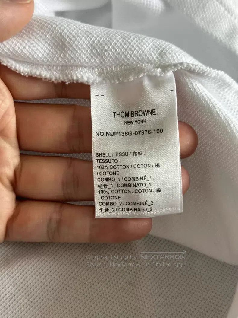 Thom Browne Thom Browne Polo Shirt Size US XL / EU 56 / 4 - 5 Thumbnail