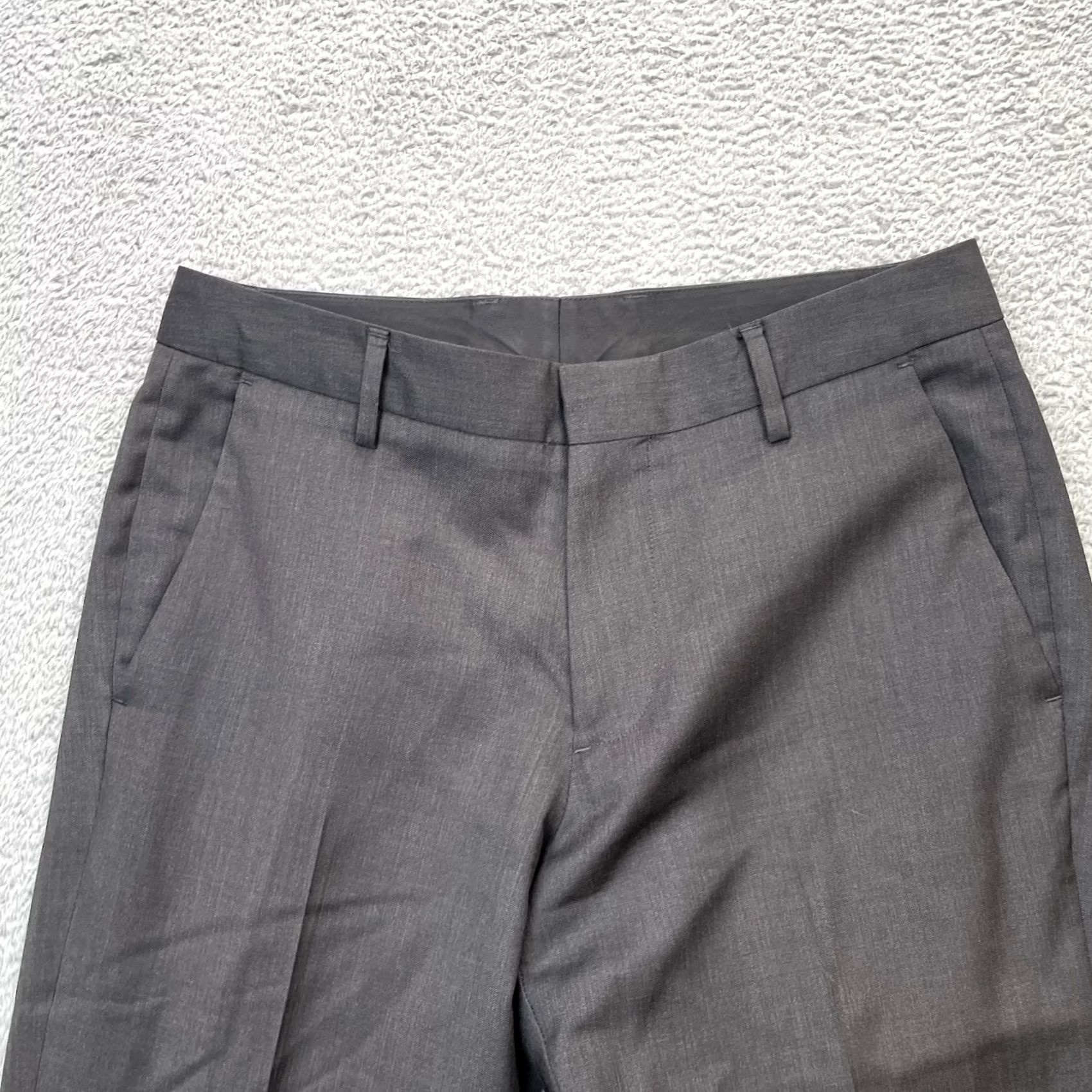 Bonobos Bonobos Mens Gray Wool Dress Pants Straight Fit 29 Business Formal Office Wear Size US 29 - 6 Thumbnail