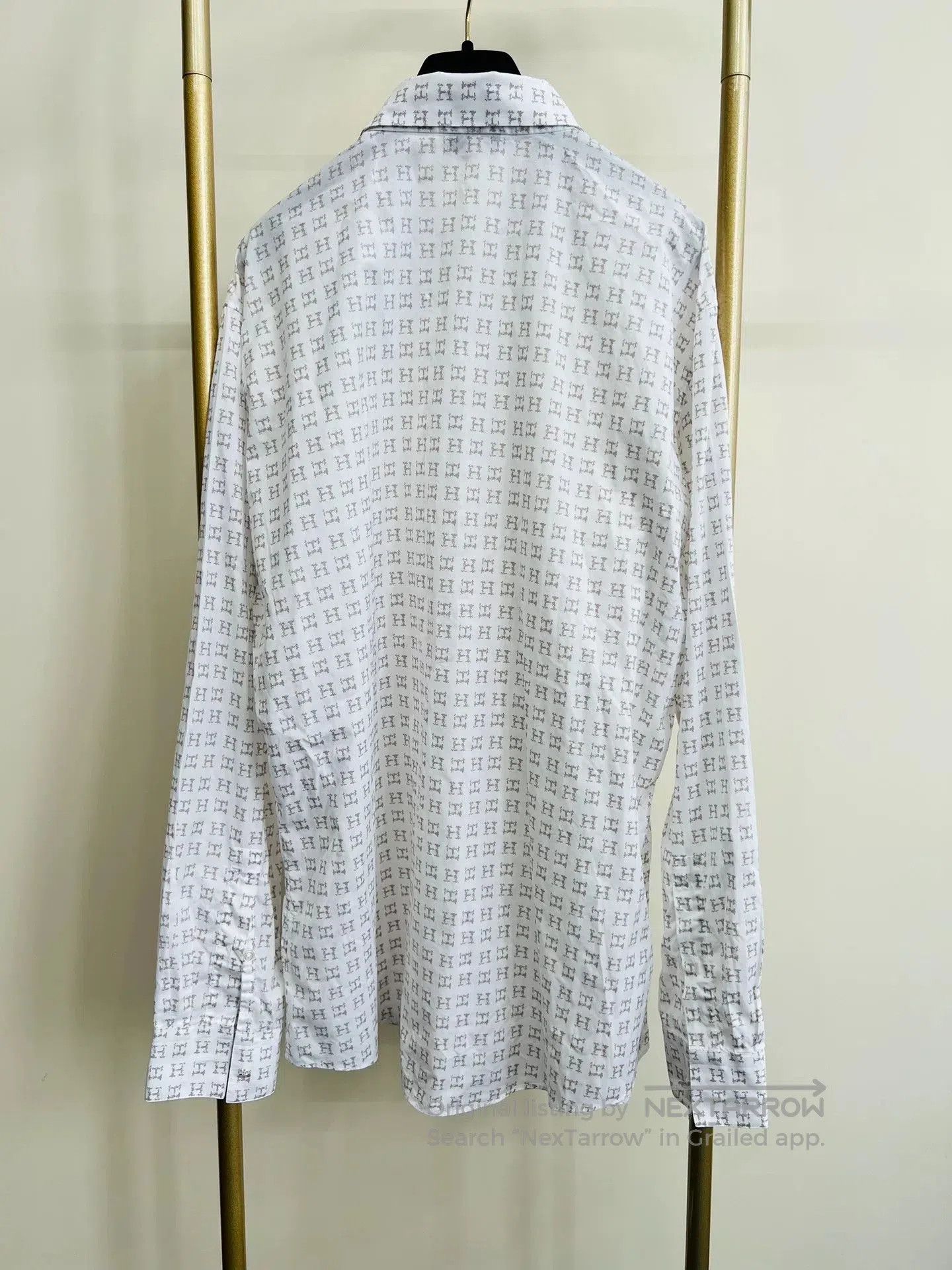 Hermes Hermes Monogram H Shirt Size 43. Size US XL / EU 56 / 4 - 2 Thumbnail