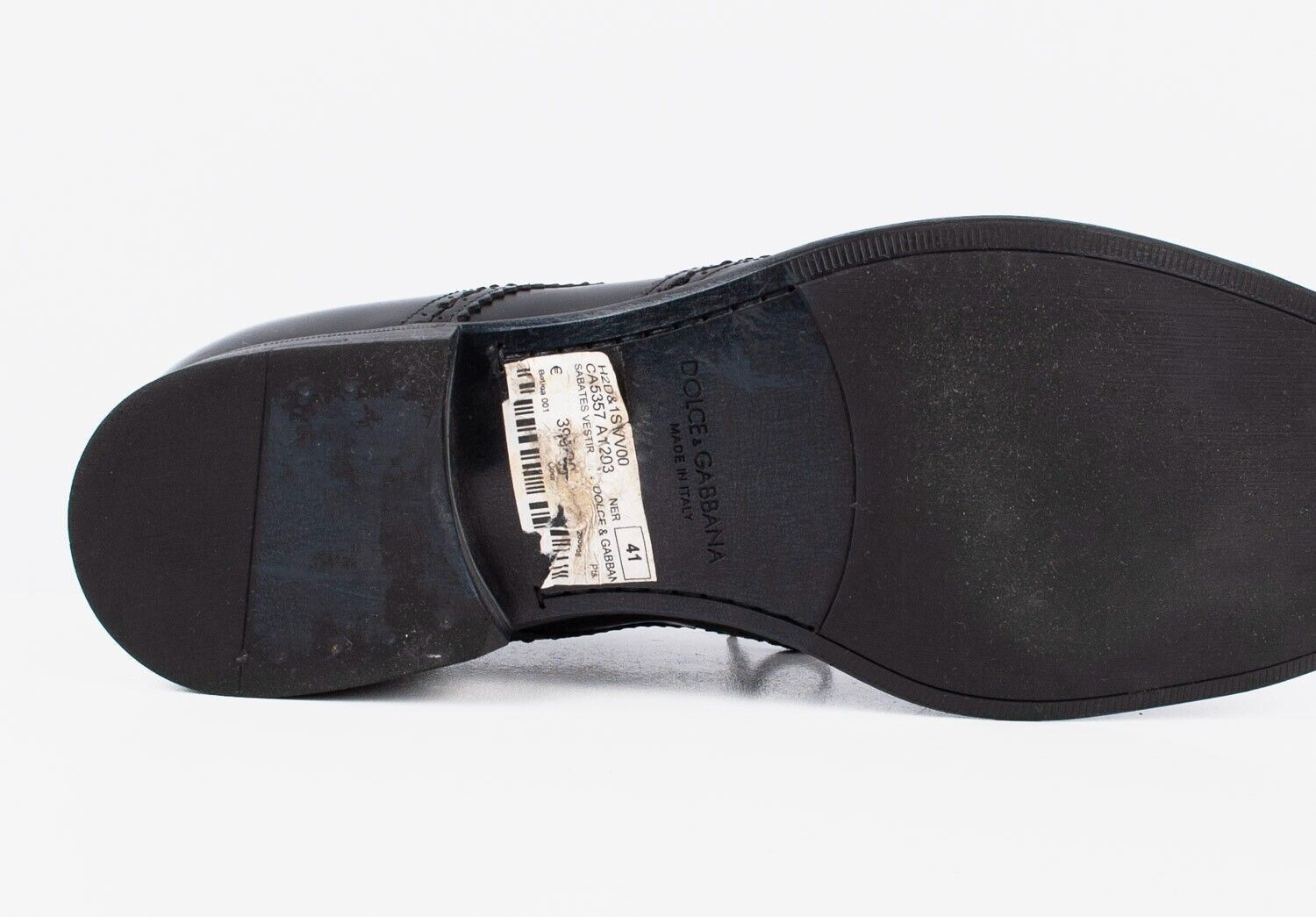 Dolce & Gabbana Original Dolce & Gabbana Men Leather Formal Shoes H5028 Size US 8 / EU 41 - 6 Thumbnail