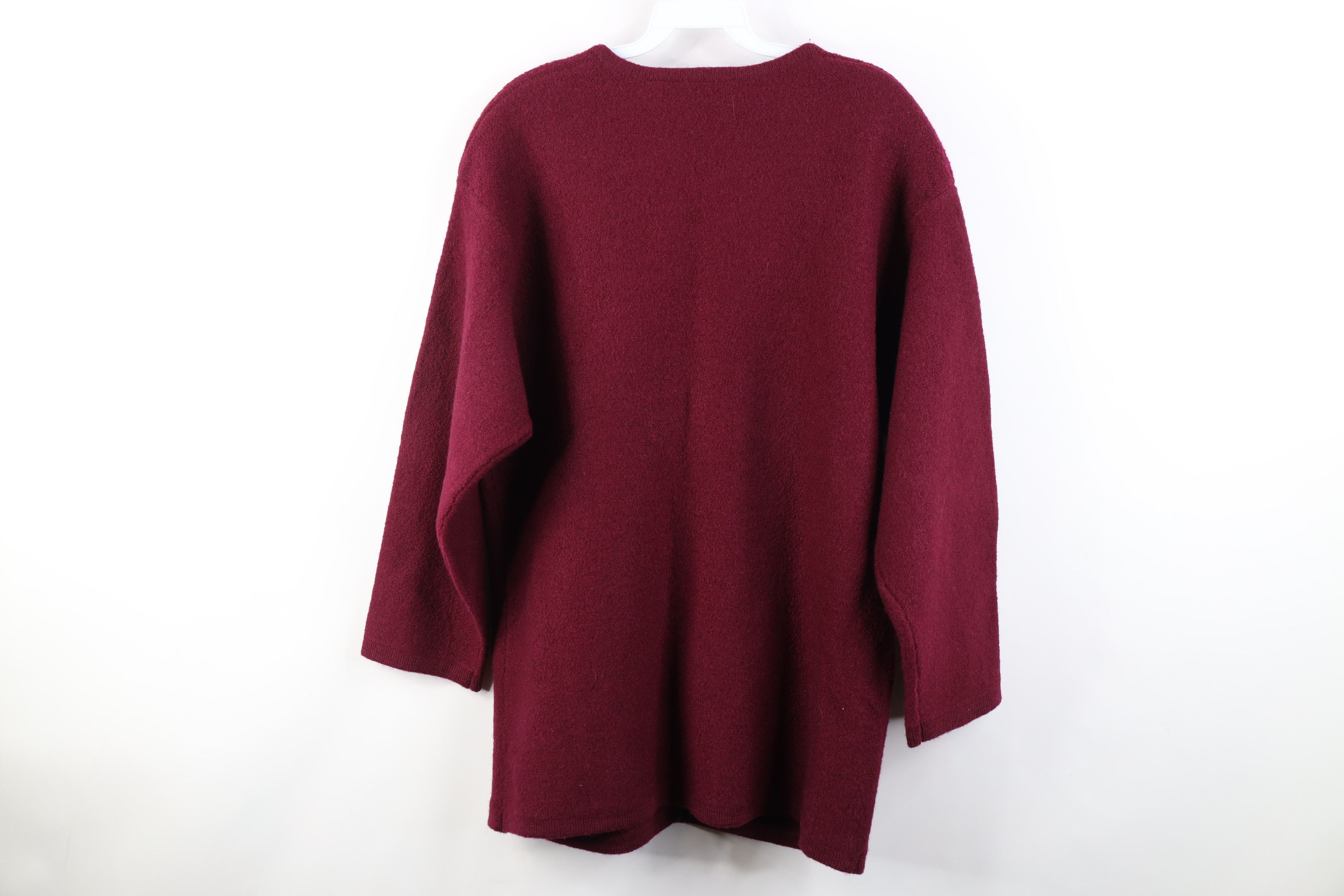 Vintage Vintage 90s Streetwear Wool Toggle Button Cardigan Sweater Size M / US 6-8 / IT 42-44 - 10 Thumbnail