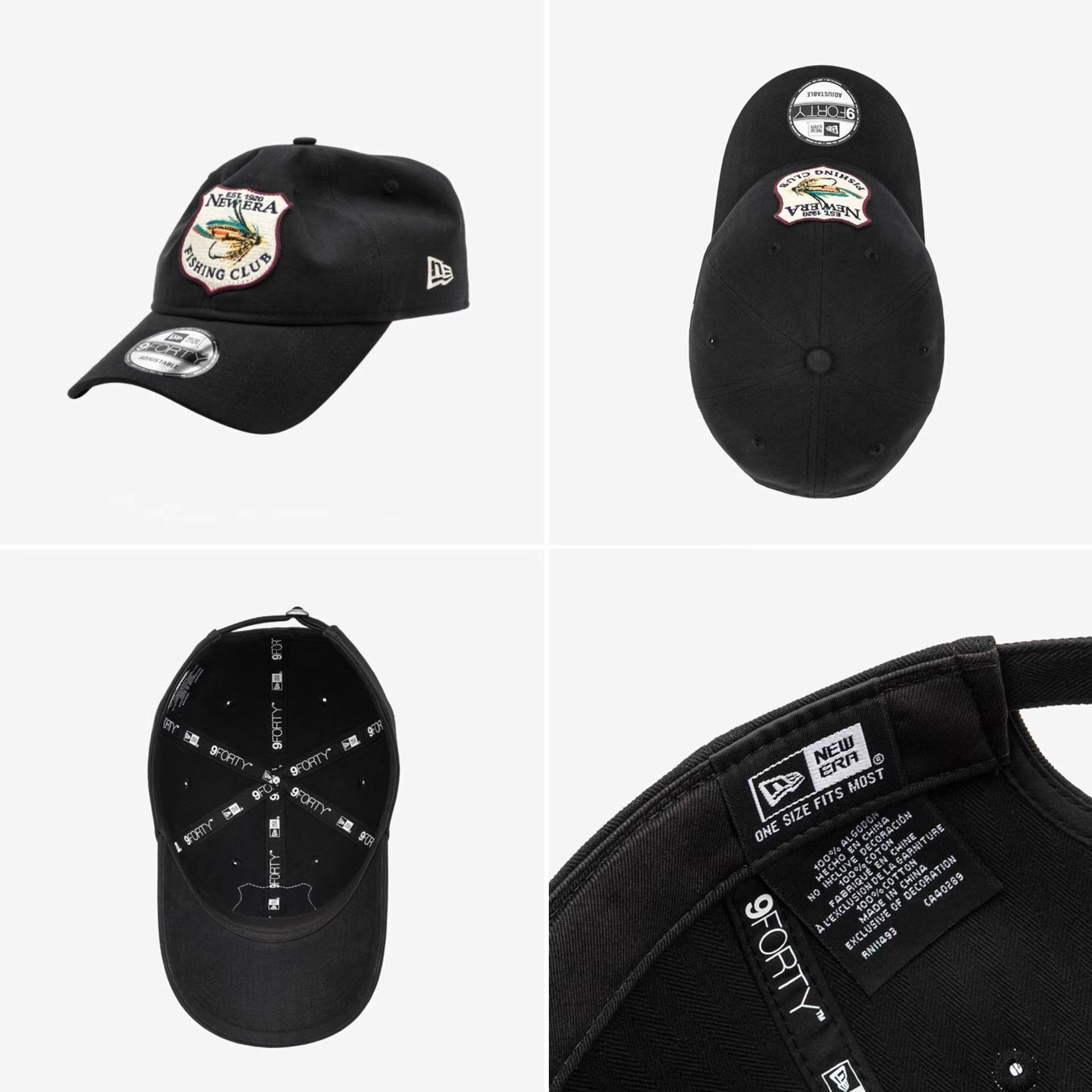 New Era New Era Curved Brim Cap Q5 Size ONE SIZE - 7 Thumbnail