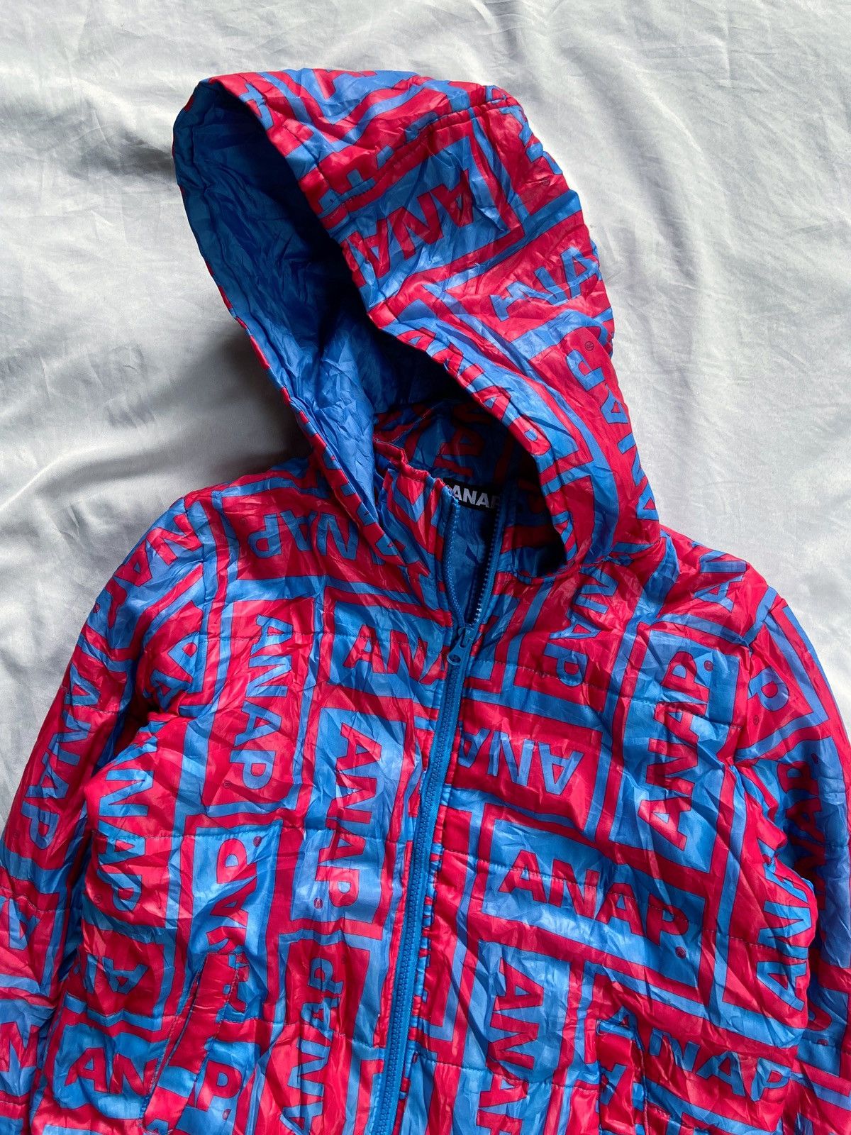 Japanese Brand ANAP MONOGRAM ZIP JACKET Size US S / EU 44-46 / 1 - 7 Thumbnail